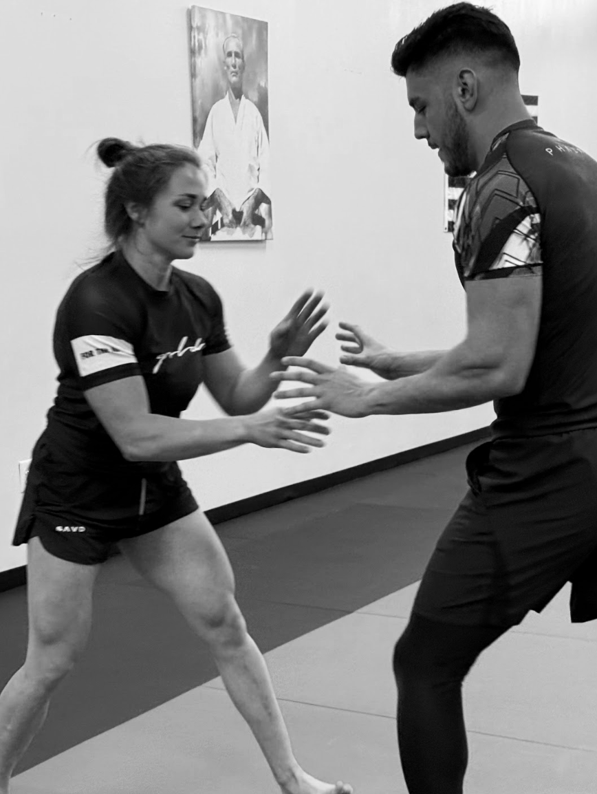 Adults learning practical self-defense through jiu jitsu in Fort Mill, SC