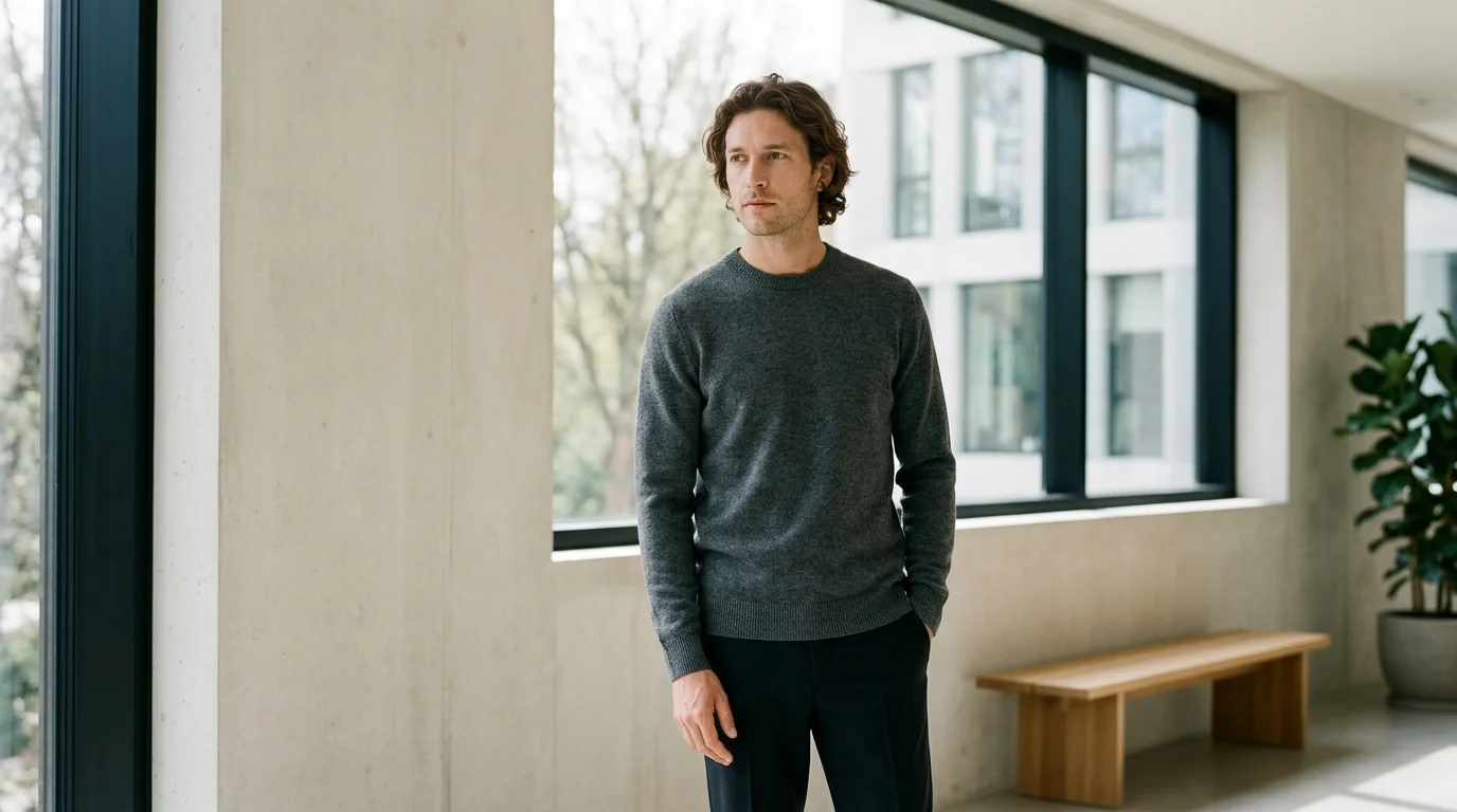 Scissor-led men's haircut for medium-length hair at Guy Diallo — Oway in Basel