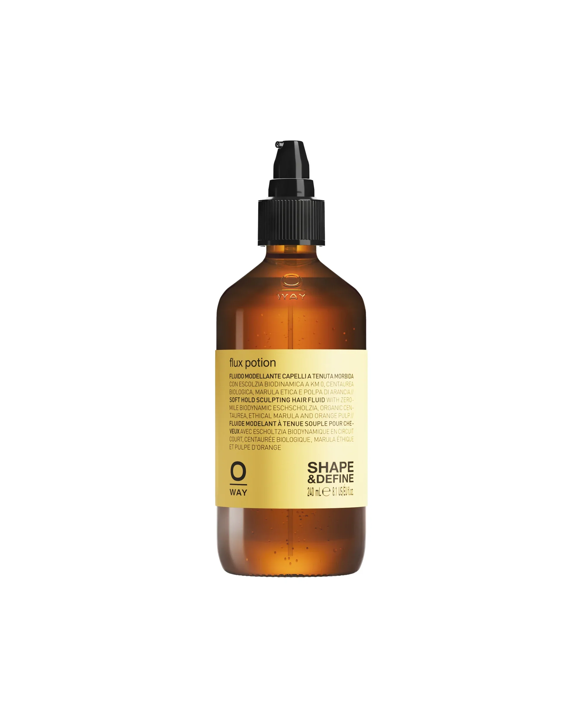 Oway Flux Potion for flexible hair styling and definition