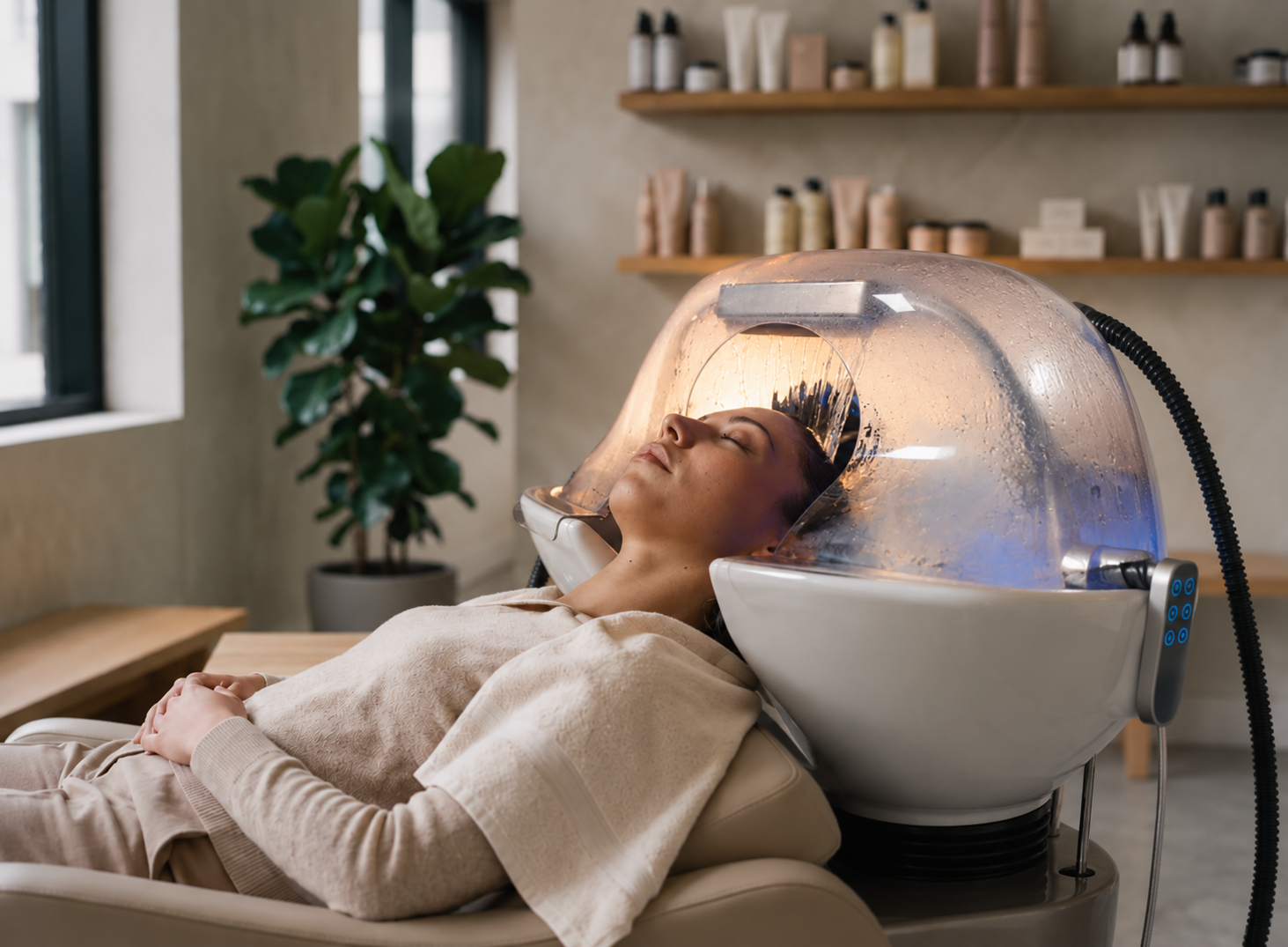 Head Spa scalp treatment and relaxation ritual at Guy Diallo — Oway in Basel