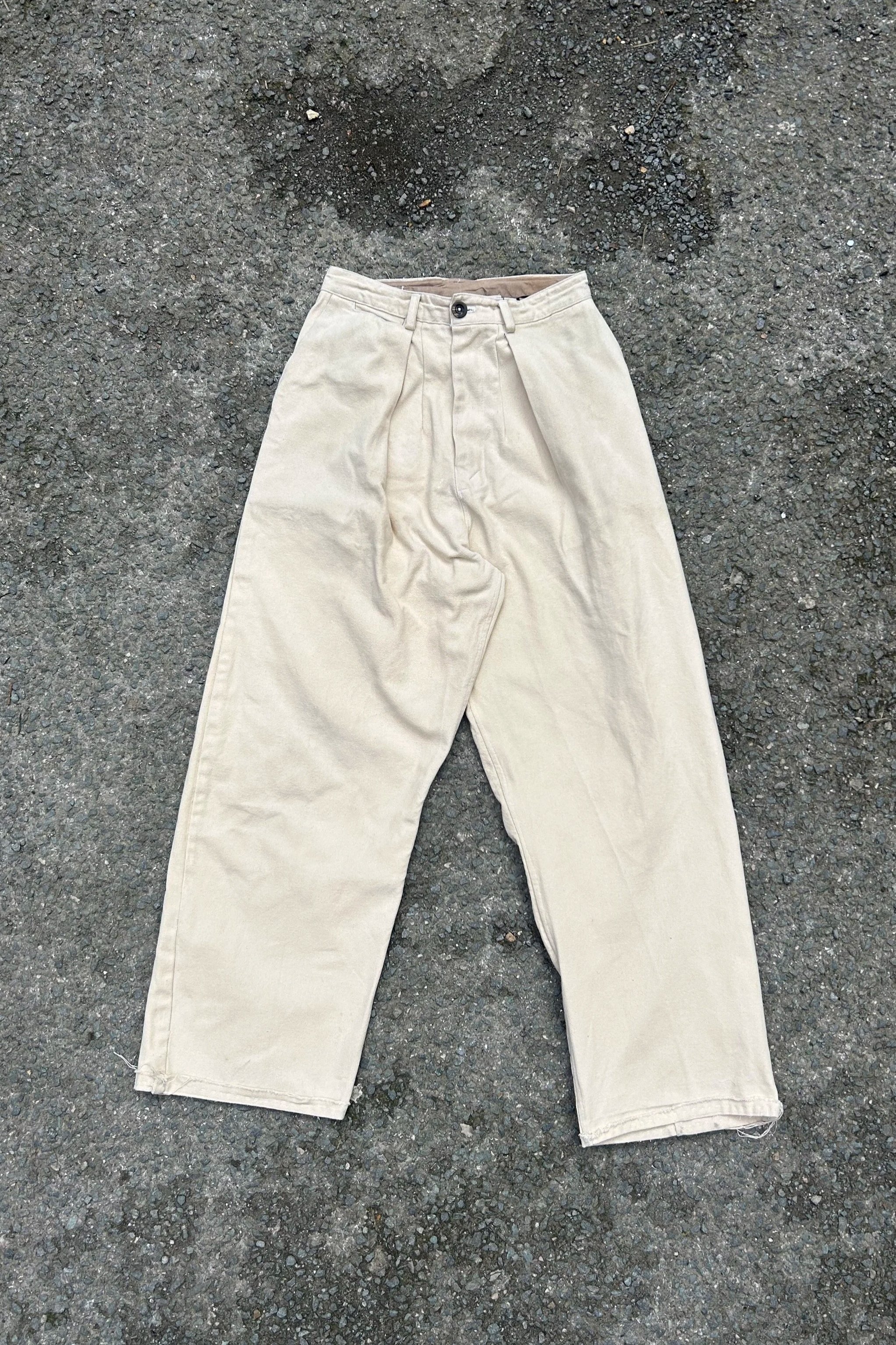 Walking Trousers 2.0 in Ecru Canvas