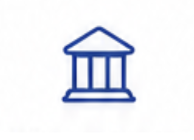 Line drawing of a building with columns, resembling a government or historical monument