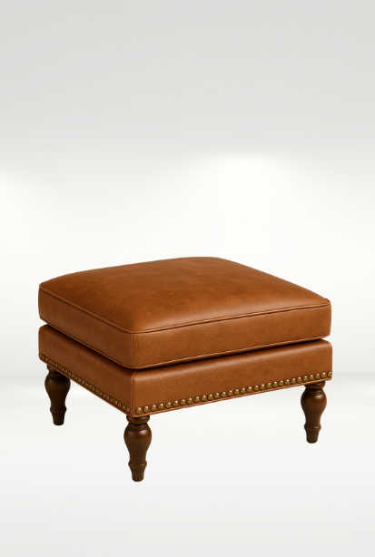 Langley Square Ottoman || Shown in Pryceless Find Leather

-- (Style #:) JW06-24
-- (Dimensions:) 28W x 28D x 19H
-- (Weight:) 55lbs
-- (COL Req:) 85 sq ft | (COM Req:) 5yd
