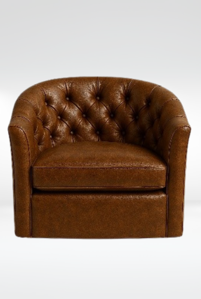 Savoy Swivel Tufted Barrel Chair || Pictured in Applause Coconut Husk

-- (Style #:) JW55-25
-- (Dimensions:) 30W X 32D x 32H
-- (Weight:) 55lbs
-- (COL Req:) 170 sq ft | COM Req: 10yds