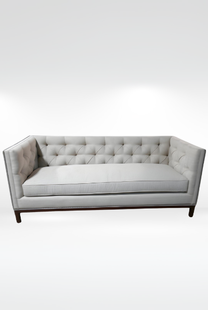 Adams Fabric Tufted Back Sofa || Details Coming Soon