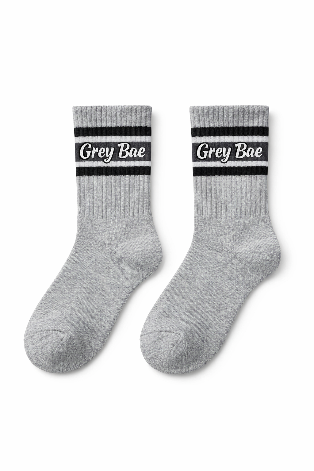Grey Bae Socks