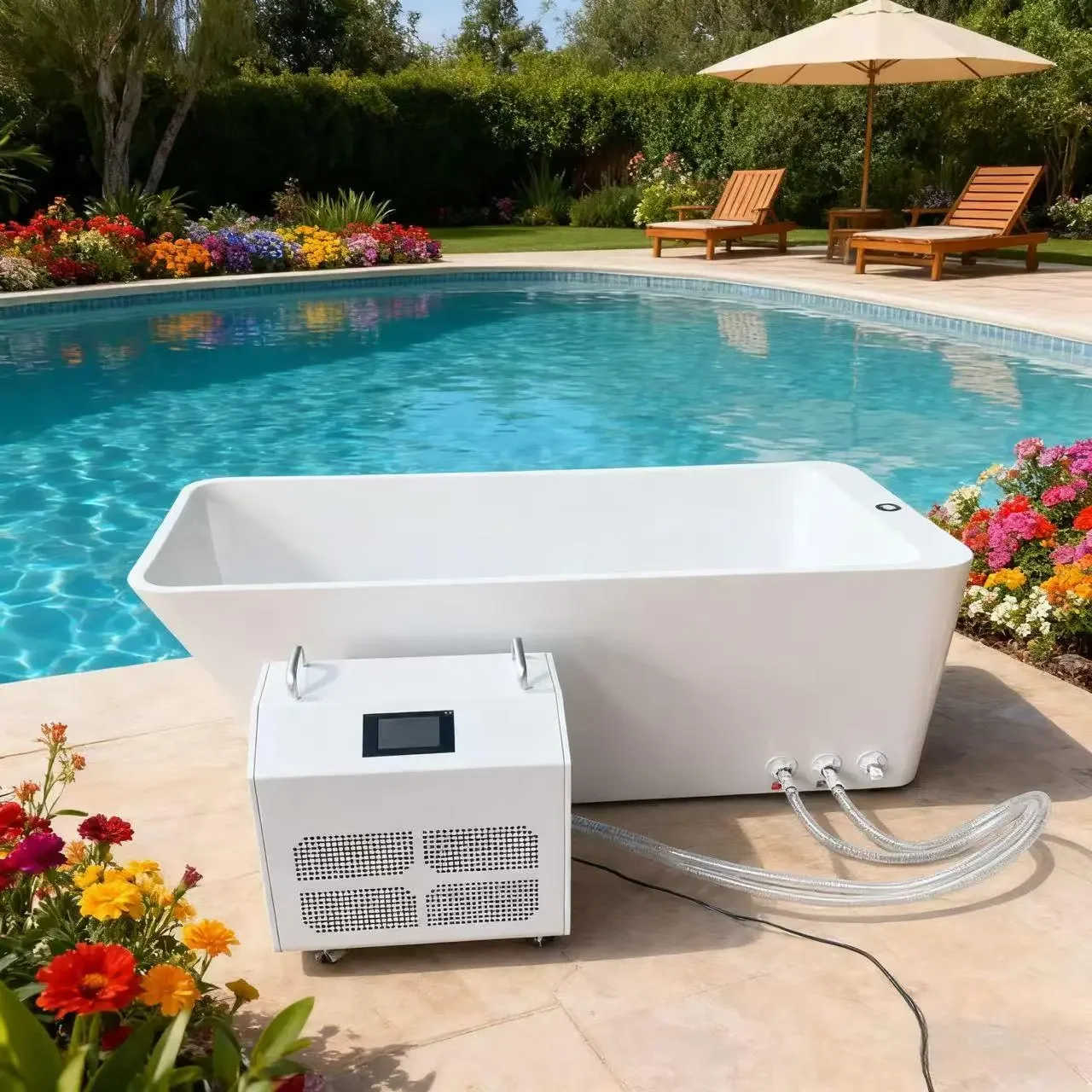 Signature Acrylic Cold Plunge – Professional Ice Bath Recovery System