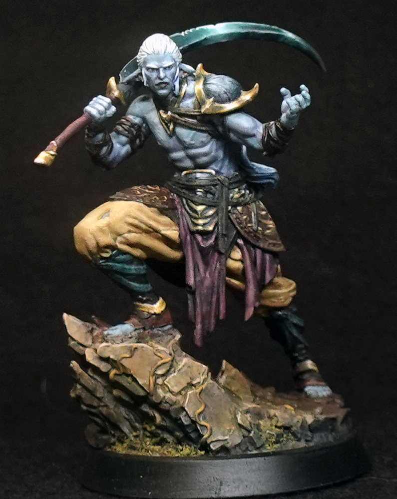 Dusk Blade | Hand-Painted Miniature | 75mm Scale | D&D, TTRPG, Display, Collectable