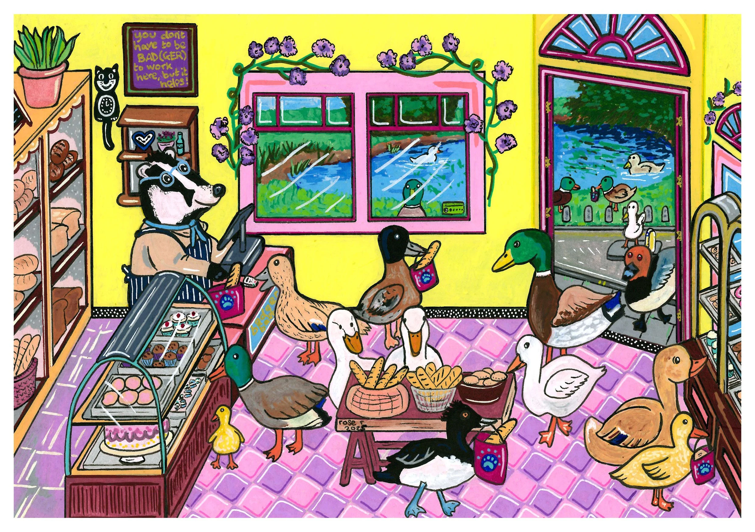 'Let's Get This Bread Version 2.0' - Posca Pen (2025)