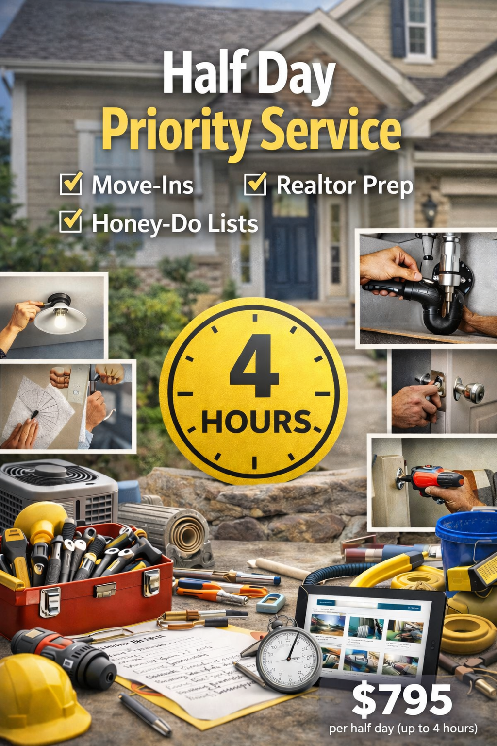 Half Day Priority Service