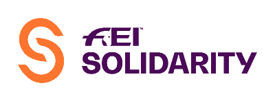 FEI SOLIDARITY logo with an orange icon and purple text on a black background.