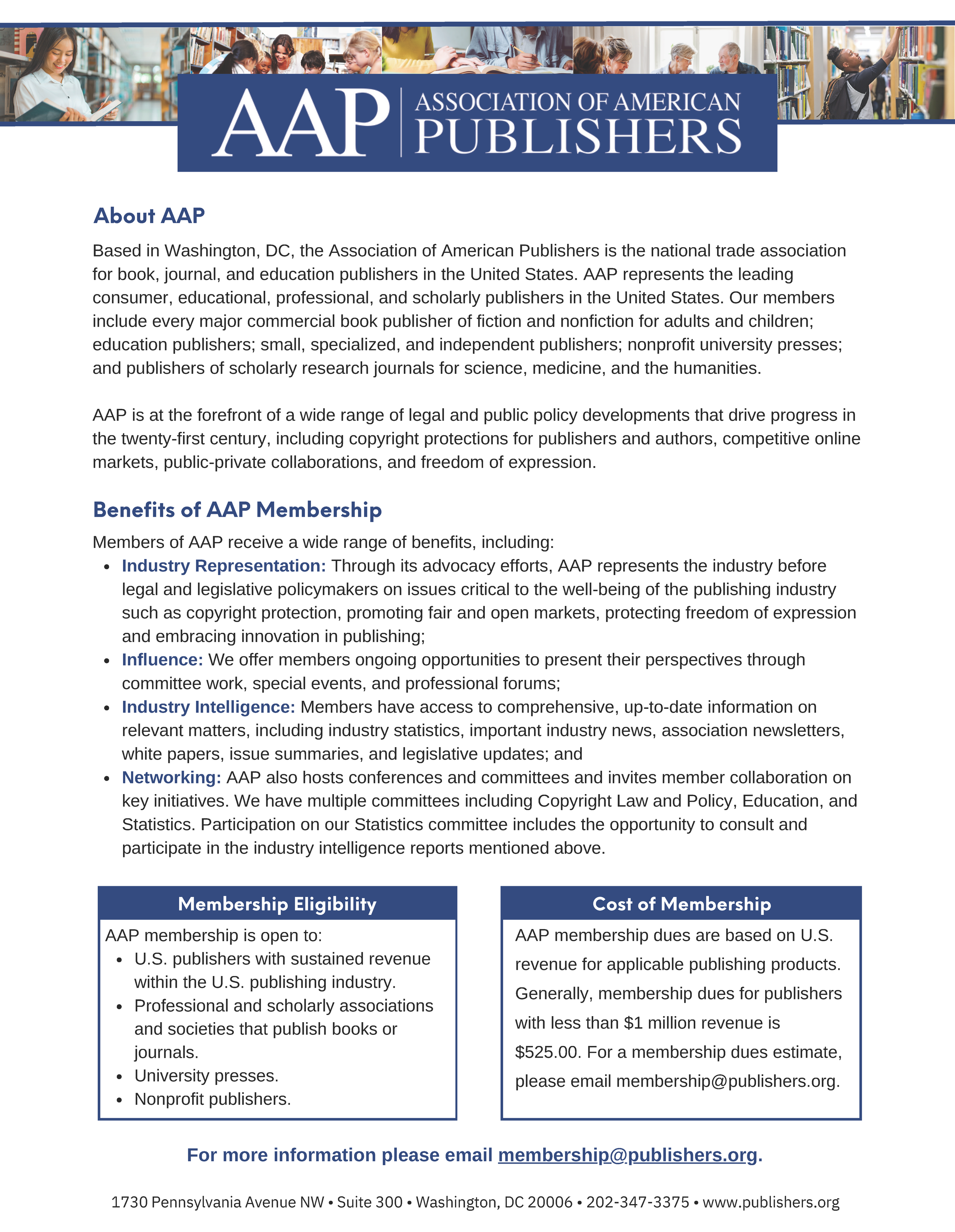 AAP Membership one page, 2024