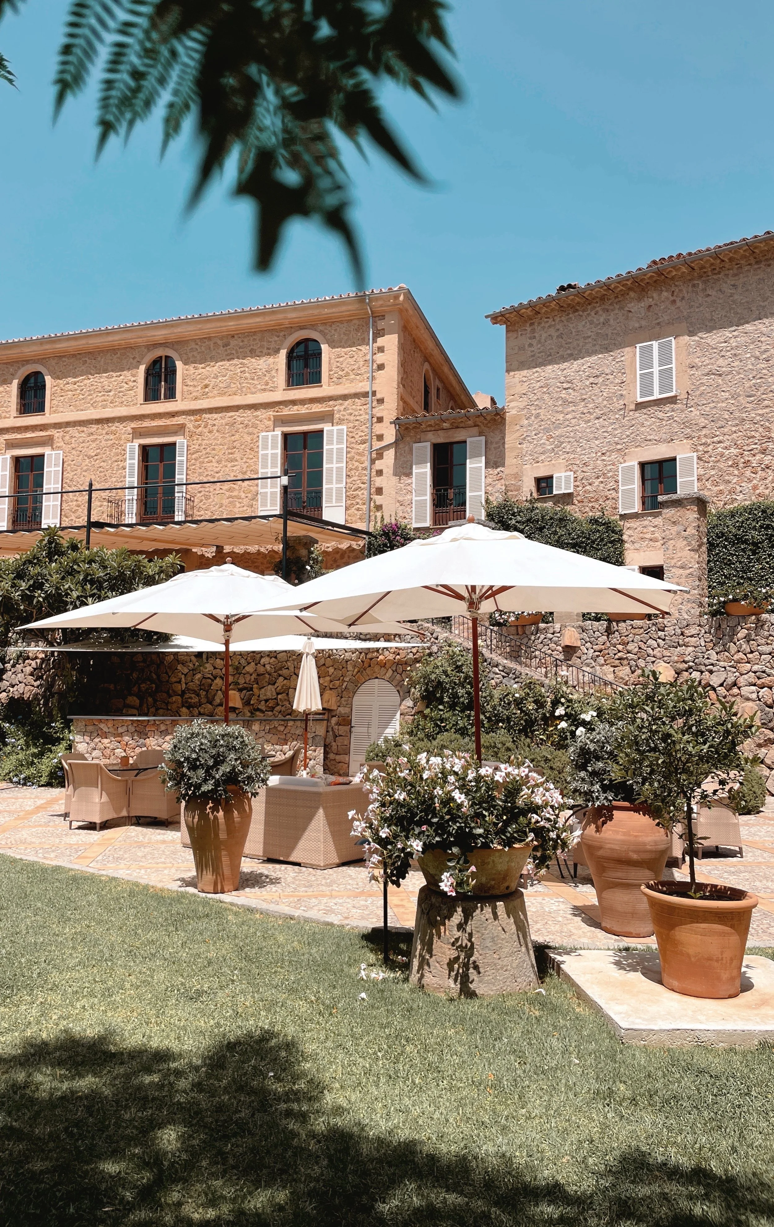La Residencia Hotel in Deià, Mallorca is a 5 star hotel located in two adjoining historic manor houses.