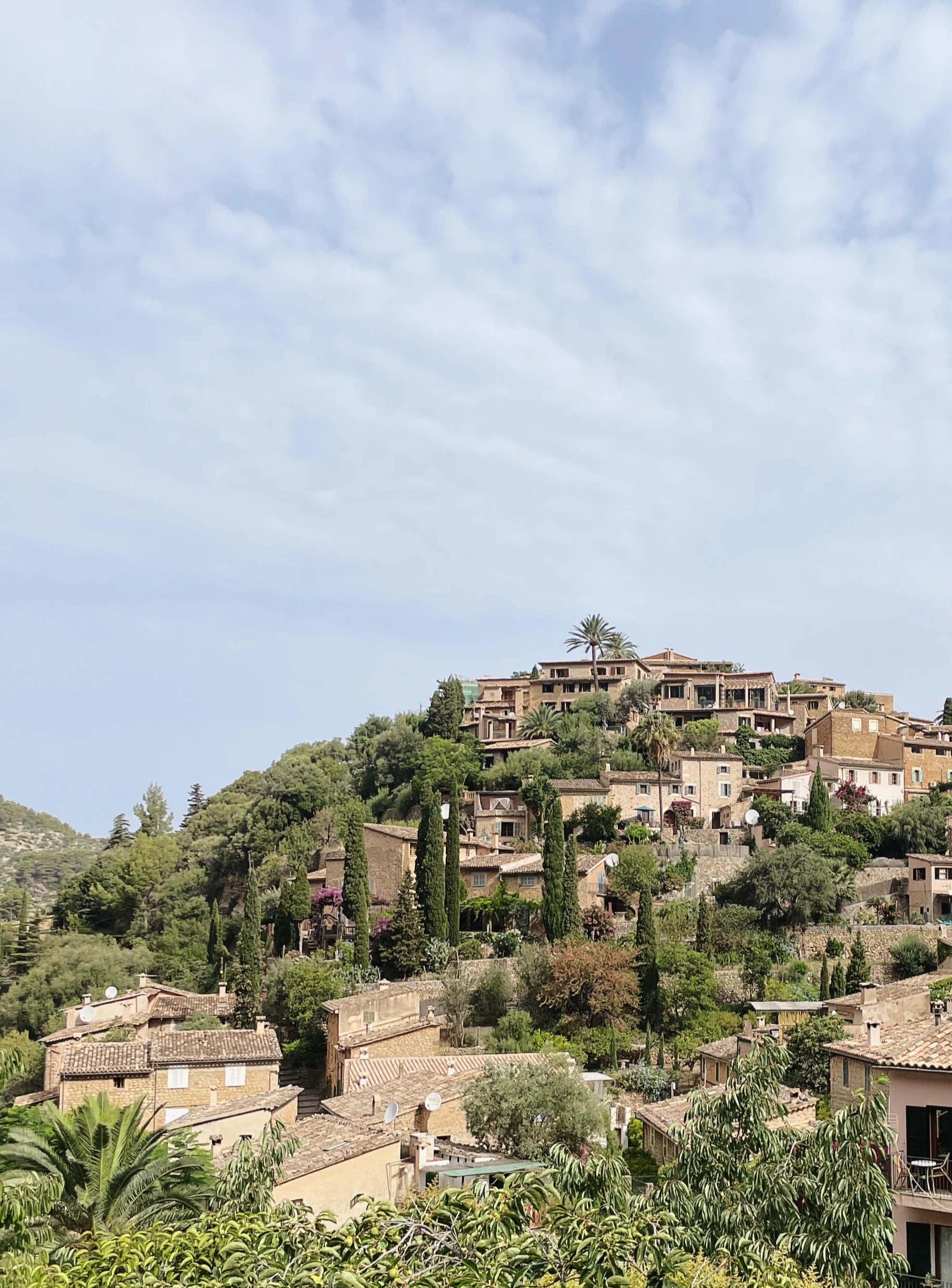 The honey-coloured hilltop village of Deià, Mallorca