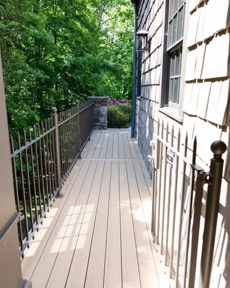 Completed custom luxury open-air porch remodel by Mims Construction Chattanooga TN
