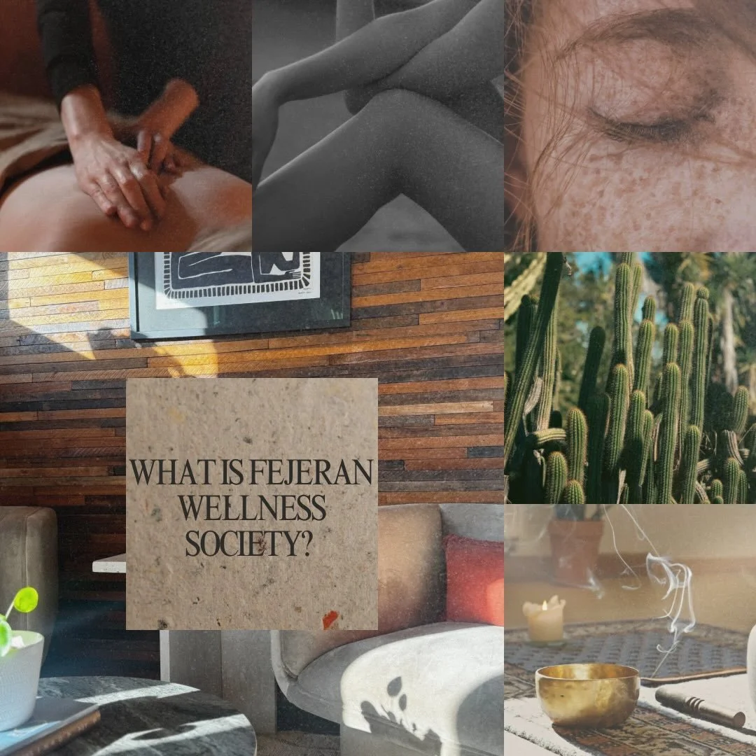 Fejeran Wellness Society was built with intention for practitioners who value depth, and for clients who crave a more grounded experience.

We are not a traditional spa.
We are a collective.

Each practitioner operates independently, but together we 