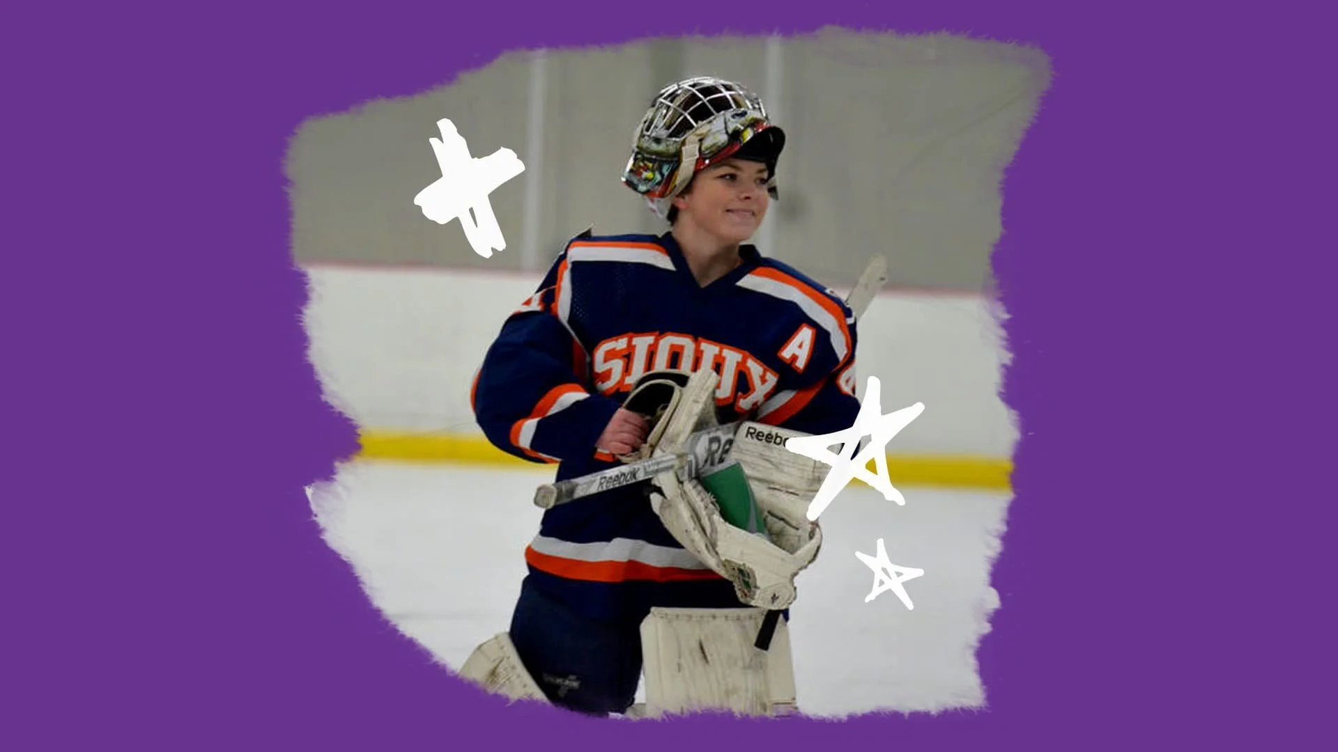 Brittany Drake Playing Hockey