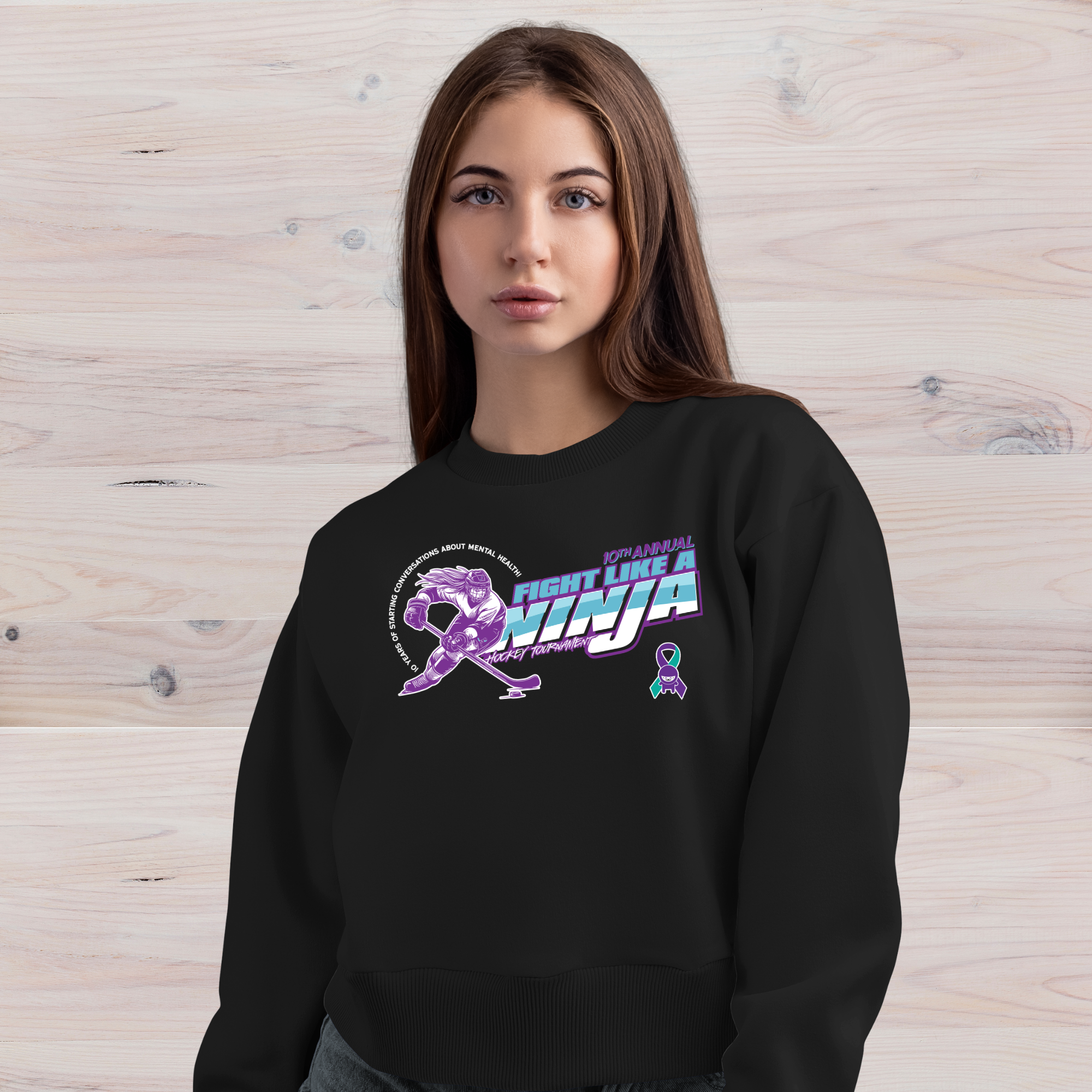 2025 Fight Like a Ninja Crew Sweatshirt
