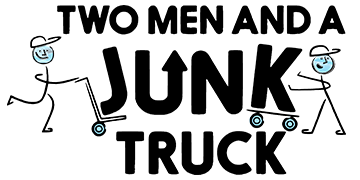 Two men and a junk truck logo