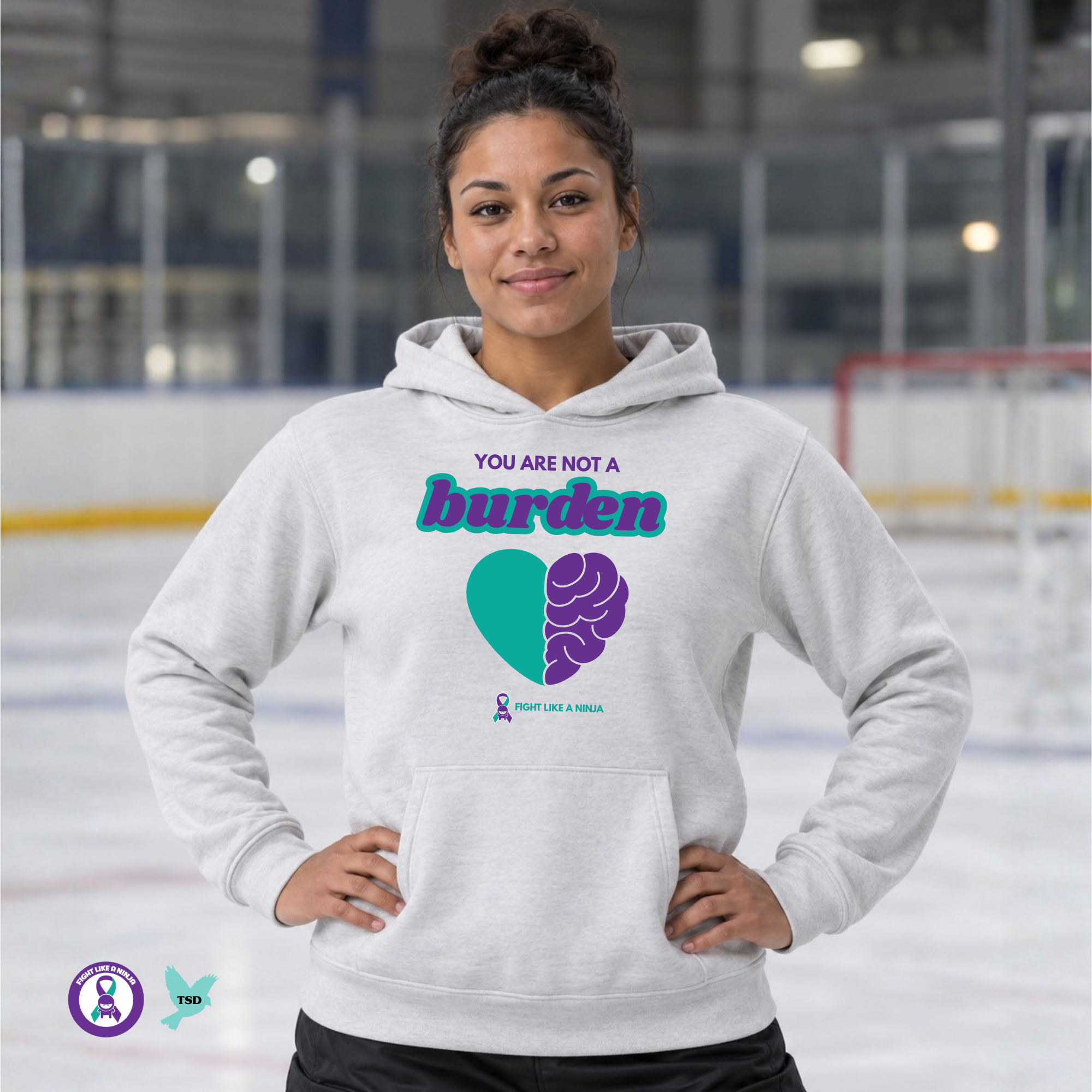 You Are Not a Burden Hoodie - Preorder ONLY!