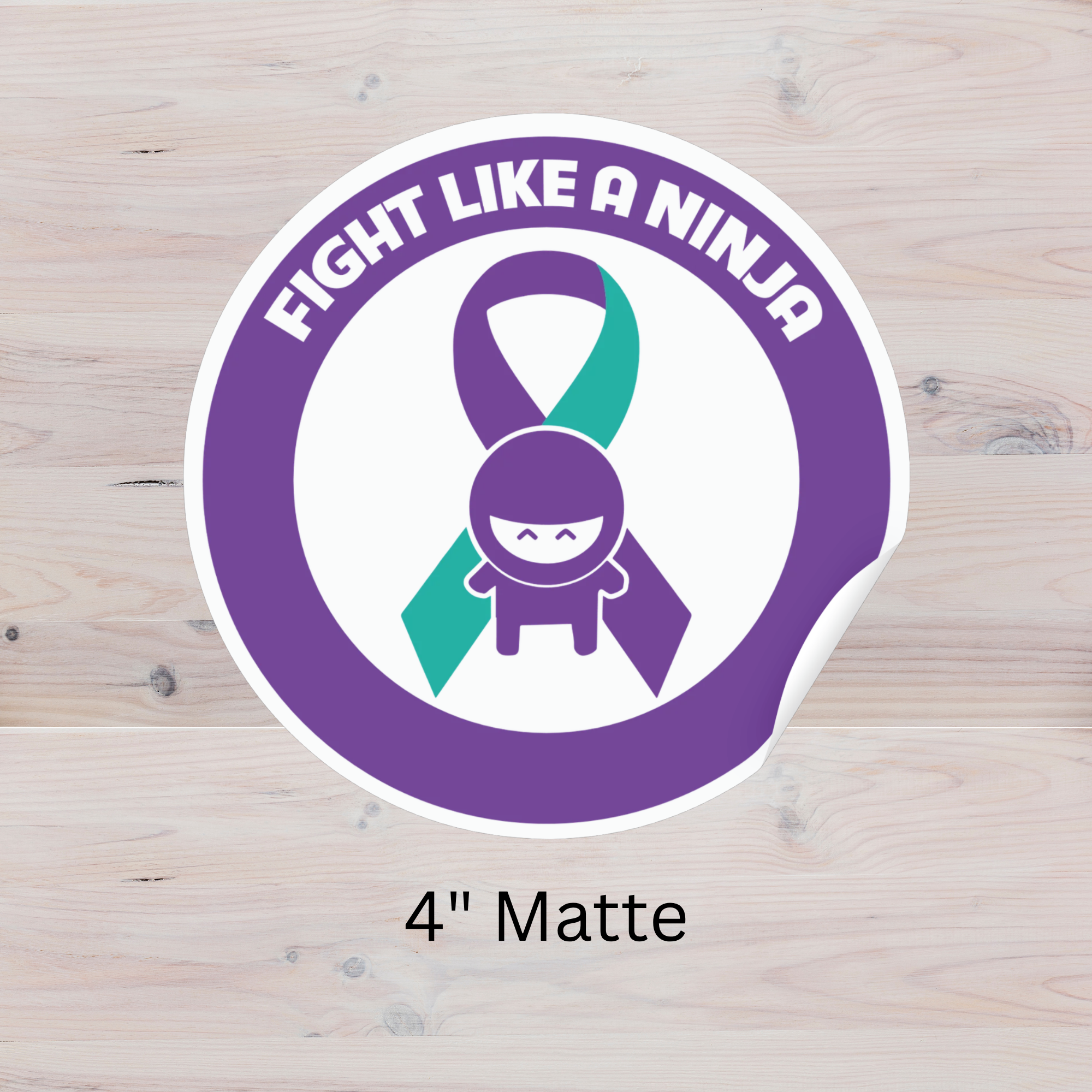Fight Like a Ninja Sticker