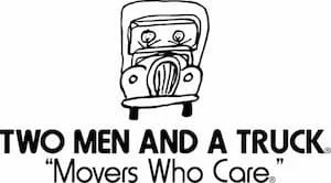 Two men and a truck logo