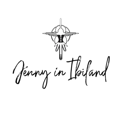 Logo of fashion designer Jenny Guerrero 'Jenny In Ibiland'