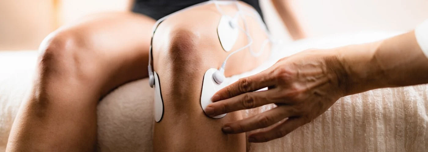 Electrotherapy for muscle stimulation and tissue healing