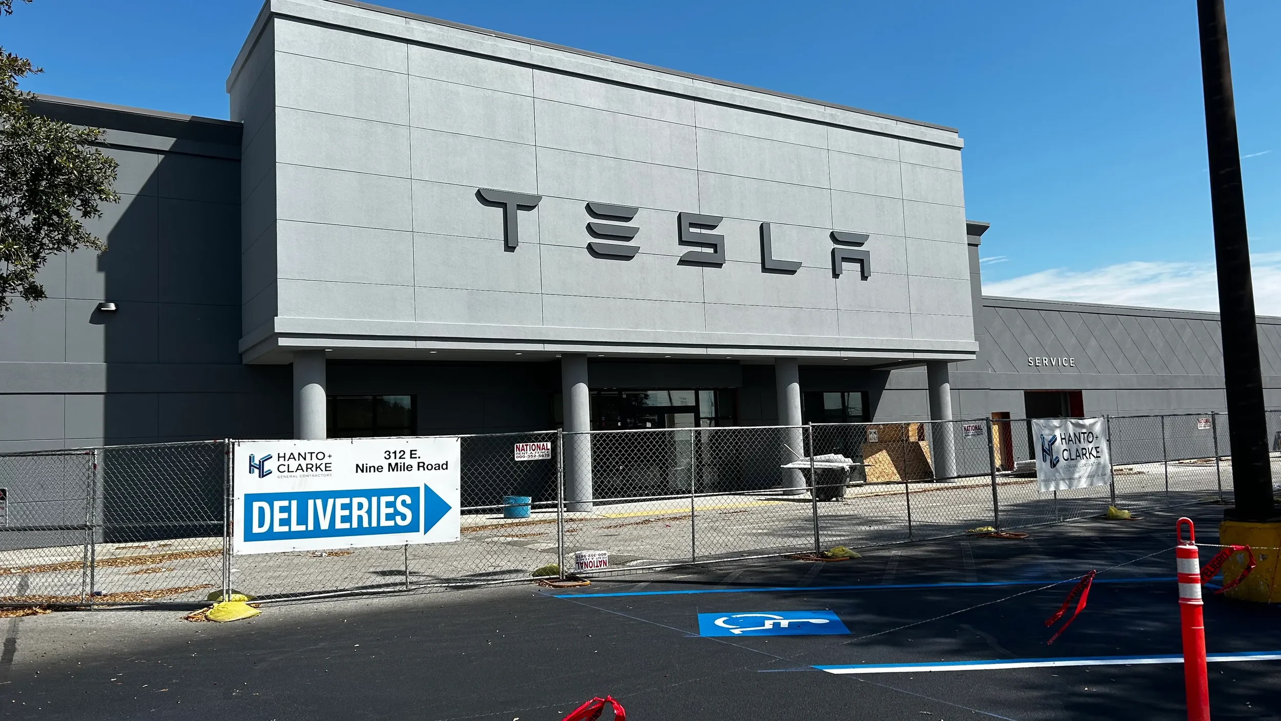 Pensacola Florida Tesla Service Center New Construction NNN Industrial Property Offered as a Delaware Statutory Trust DST For 1031 Exchanges