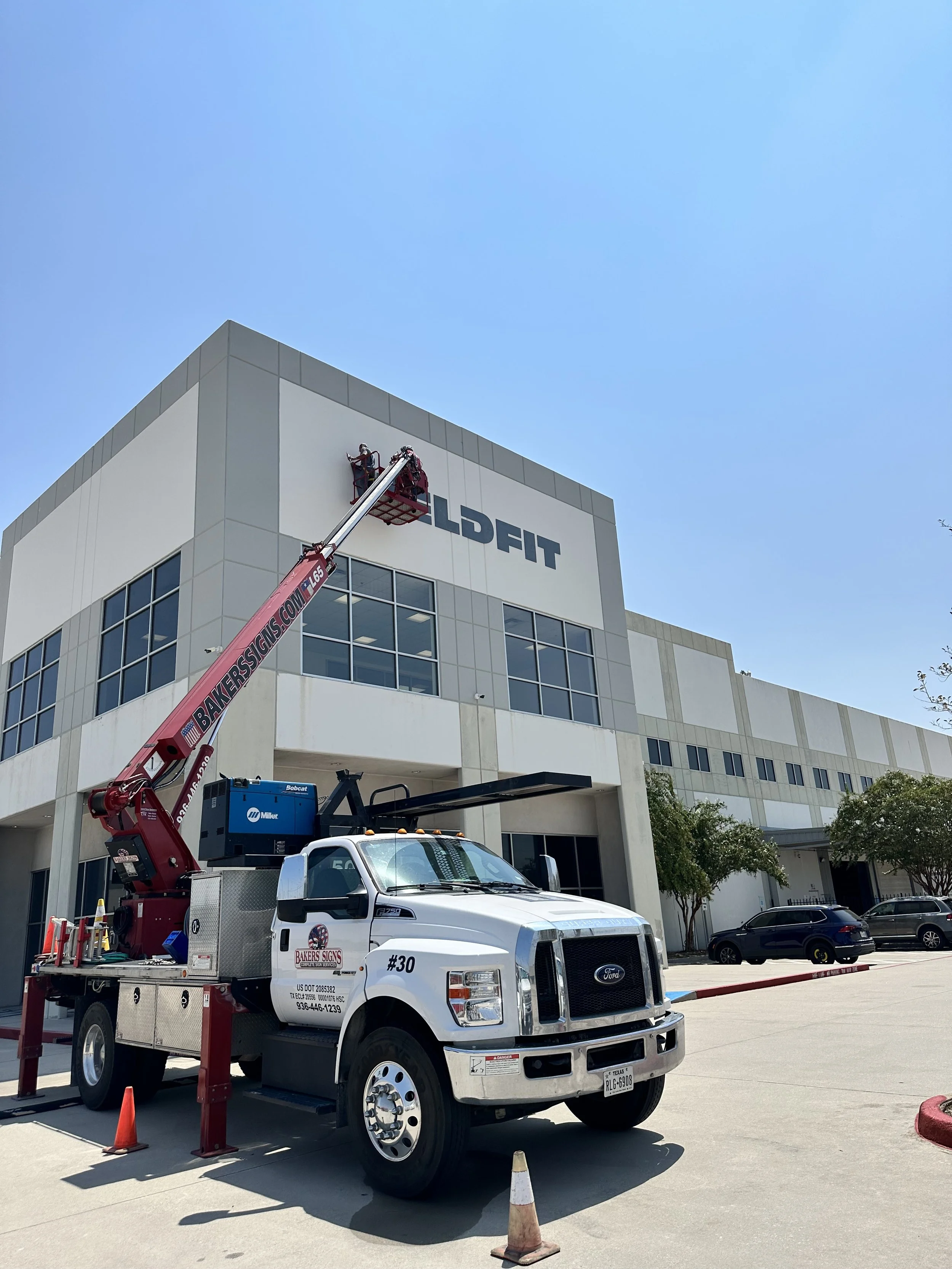 WeldFit Exterior Sign Installation