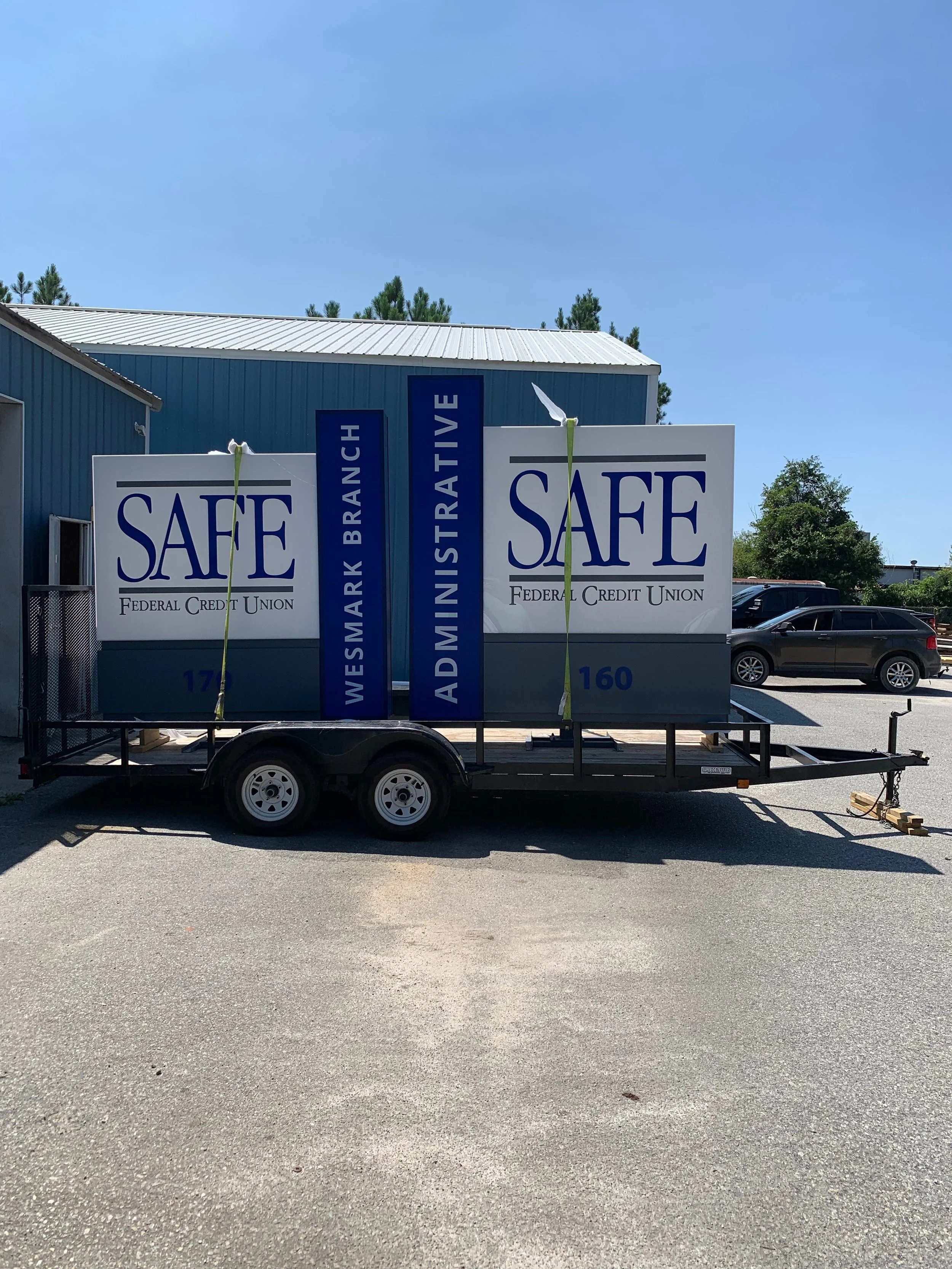 Firebrand Custom Signage for SAFE Federal Credit Union