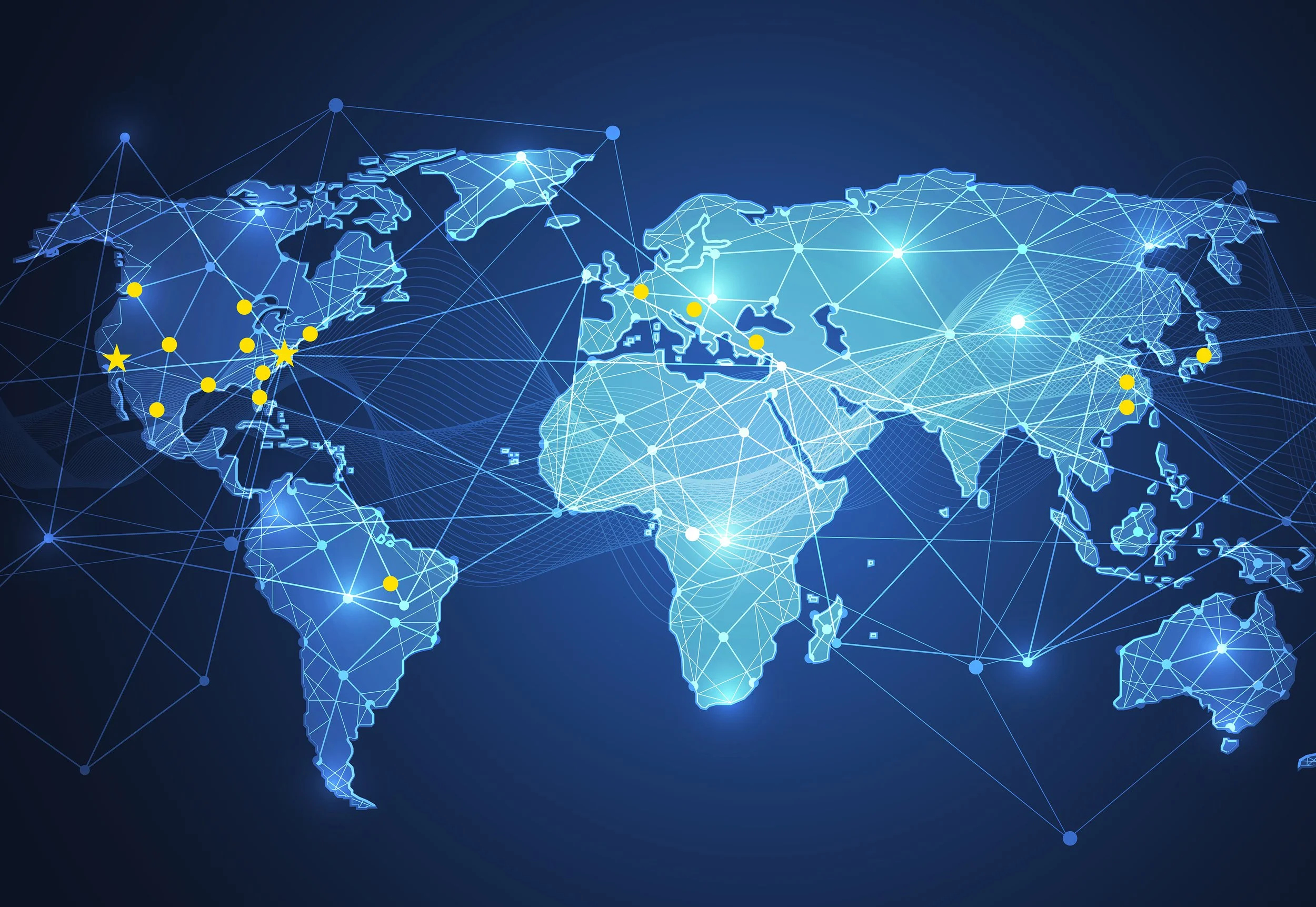 Global Brand Implementation Partner World Map