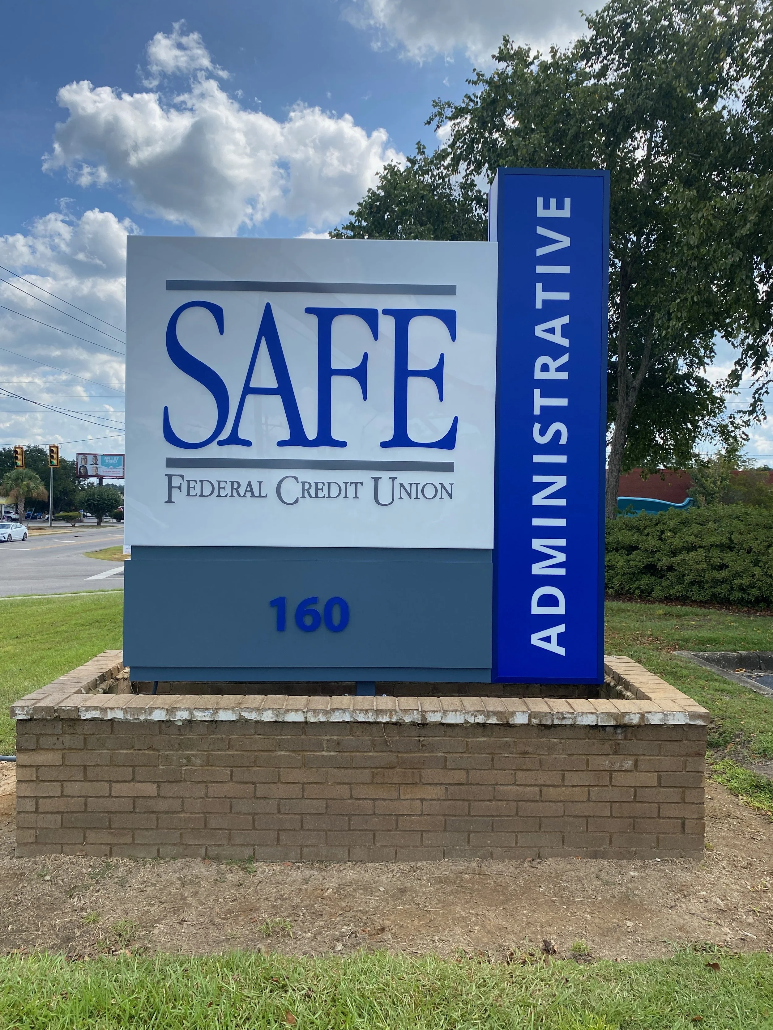 Firebrand Custom Signage for SAFE Federal Credit Union