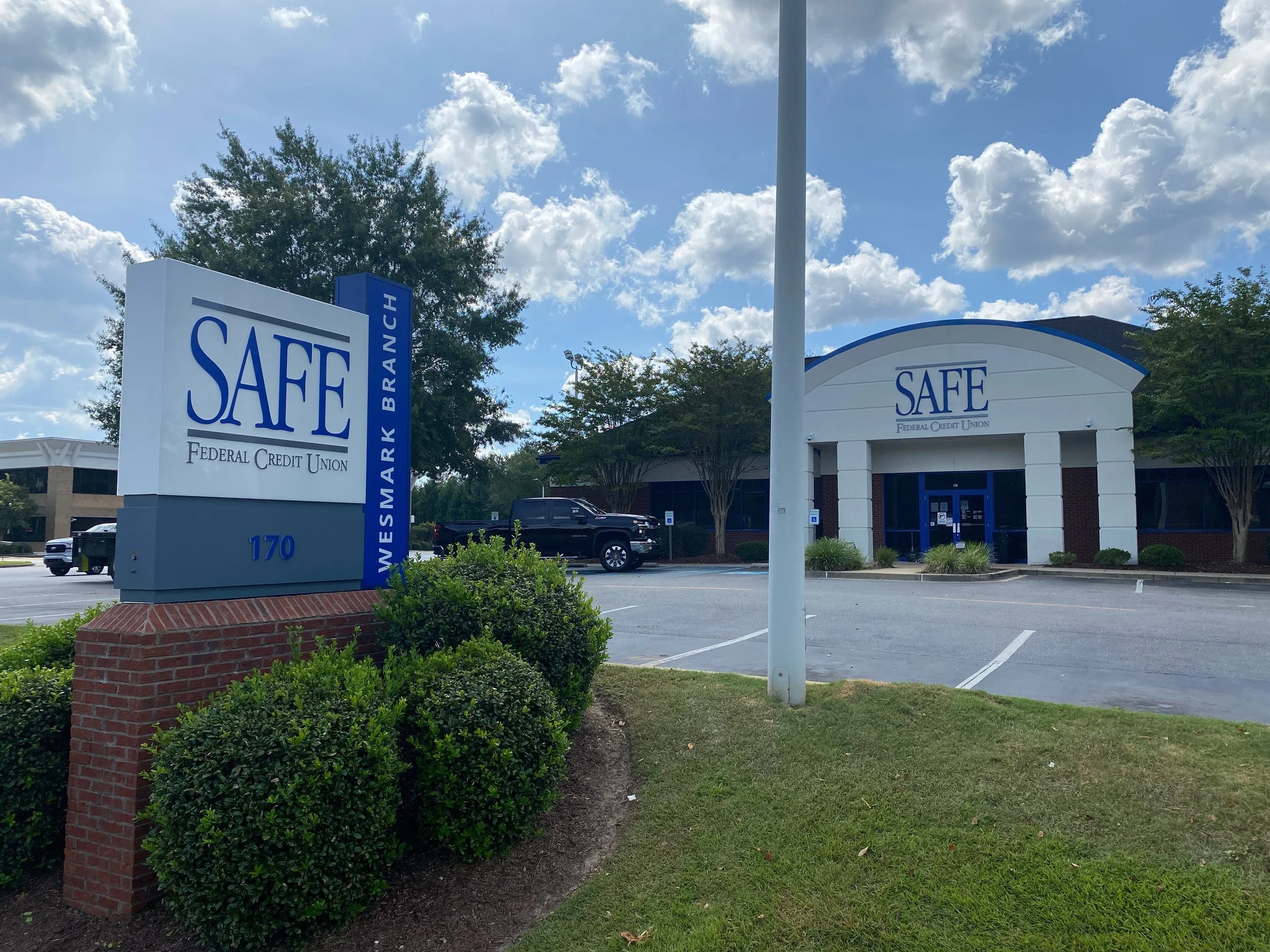 Firebrand Custom Signage for SAFE Federal Credit Union