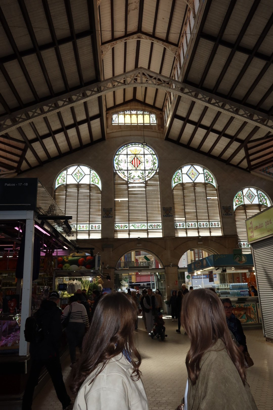 Big market Valencia city center Ciutat Vella
