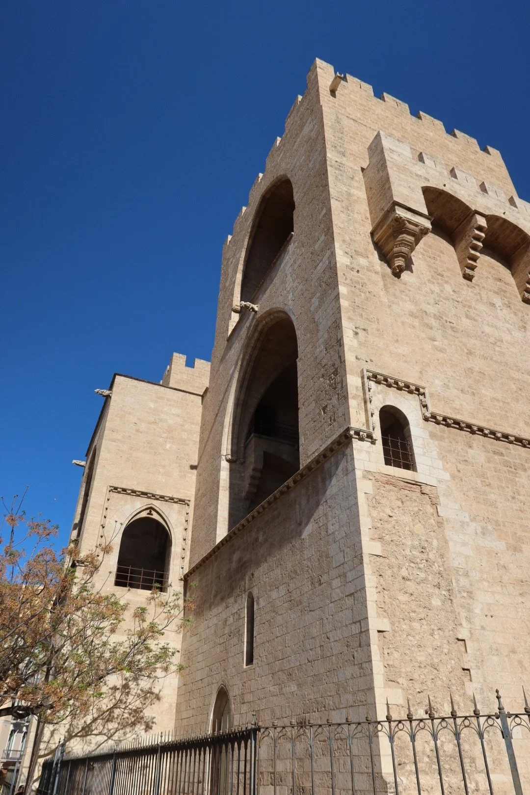 Torres de Serranos in Valencia historic centre