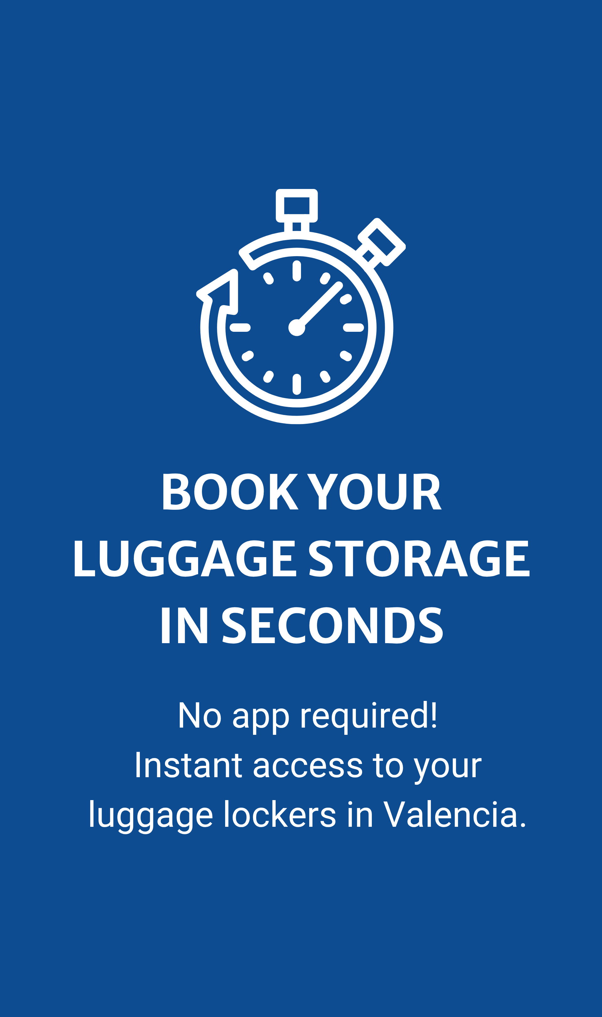 Luggage storage Valencia – book your locker in seconds
