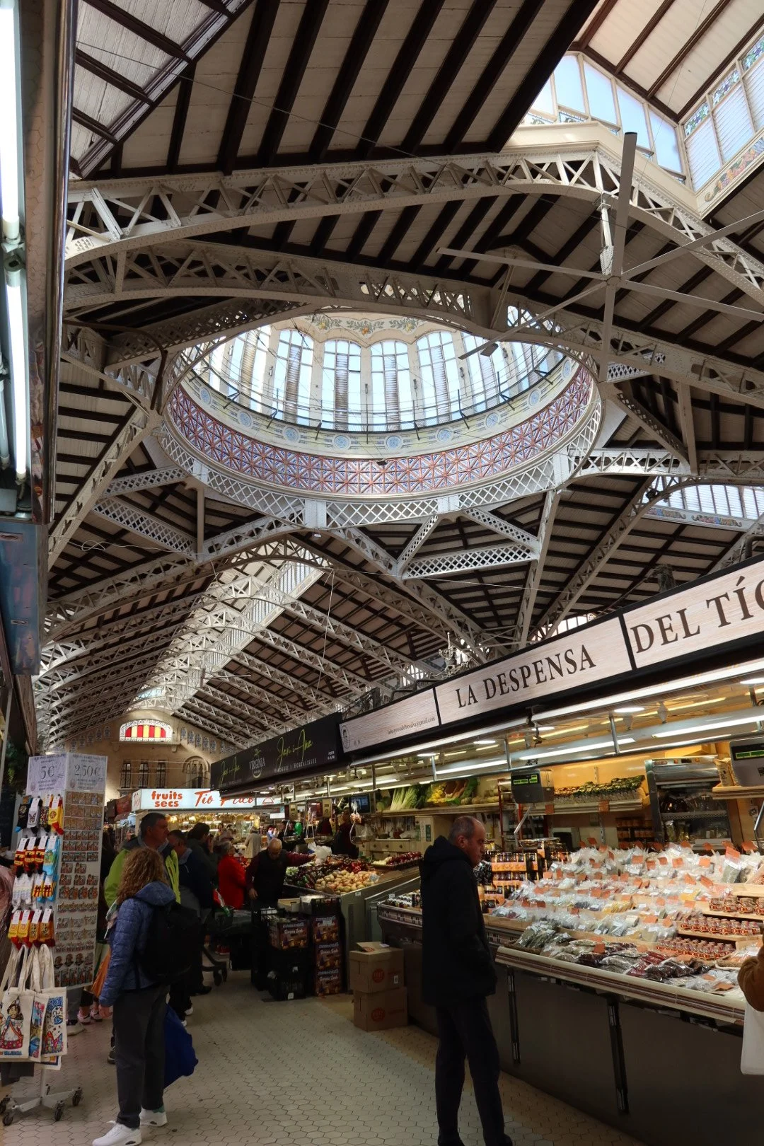 Mercado Central Valencia exterior historic market building in city center