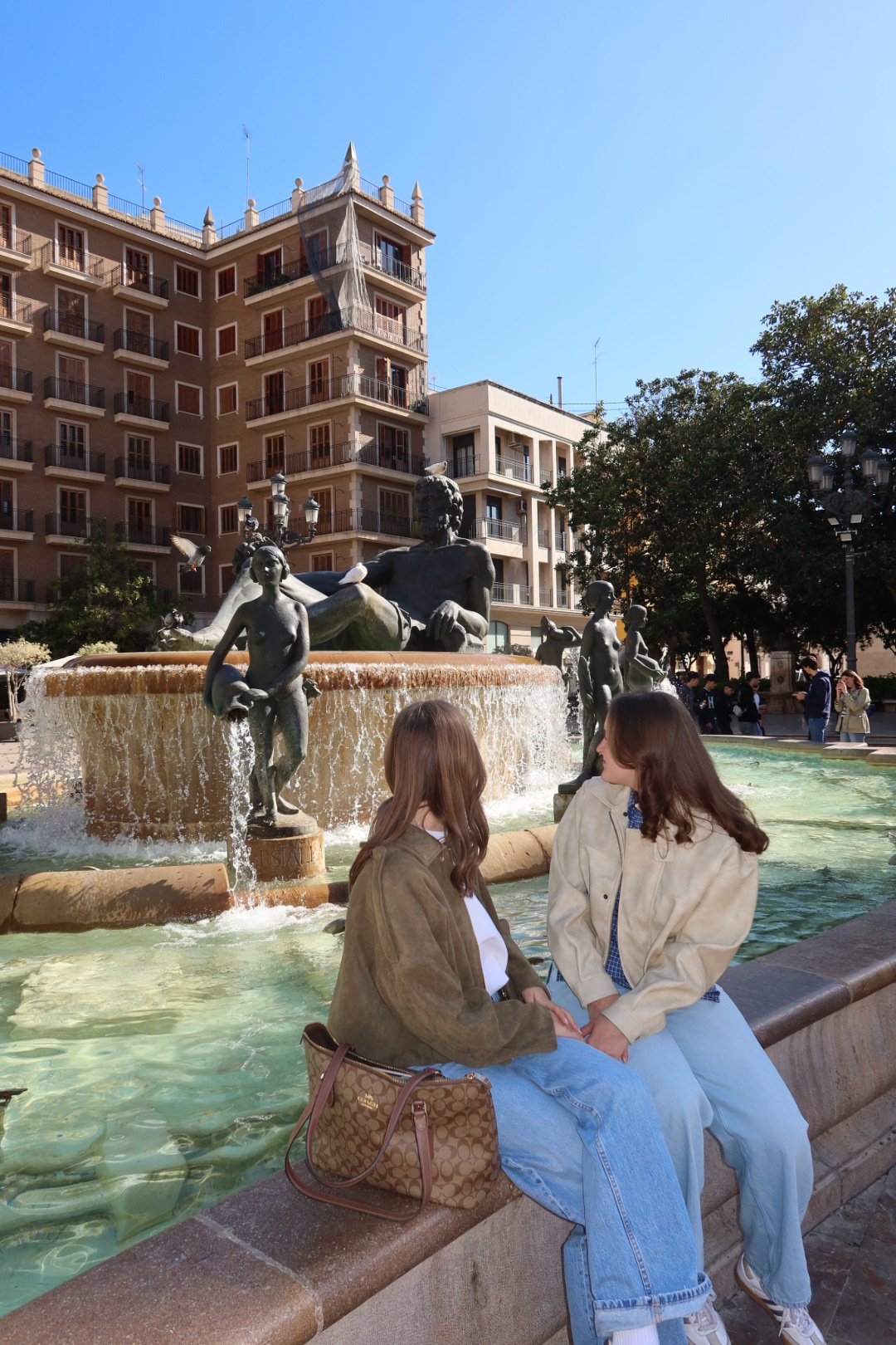 Plaza de la Virgen Valencia historic city center