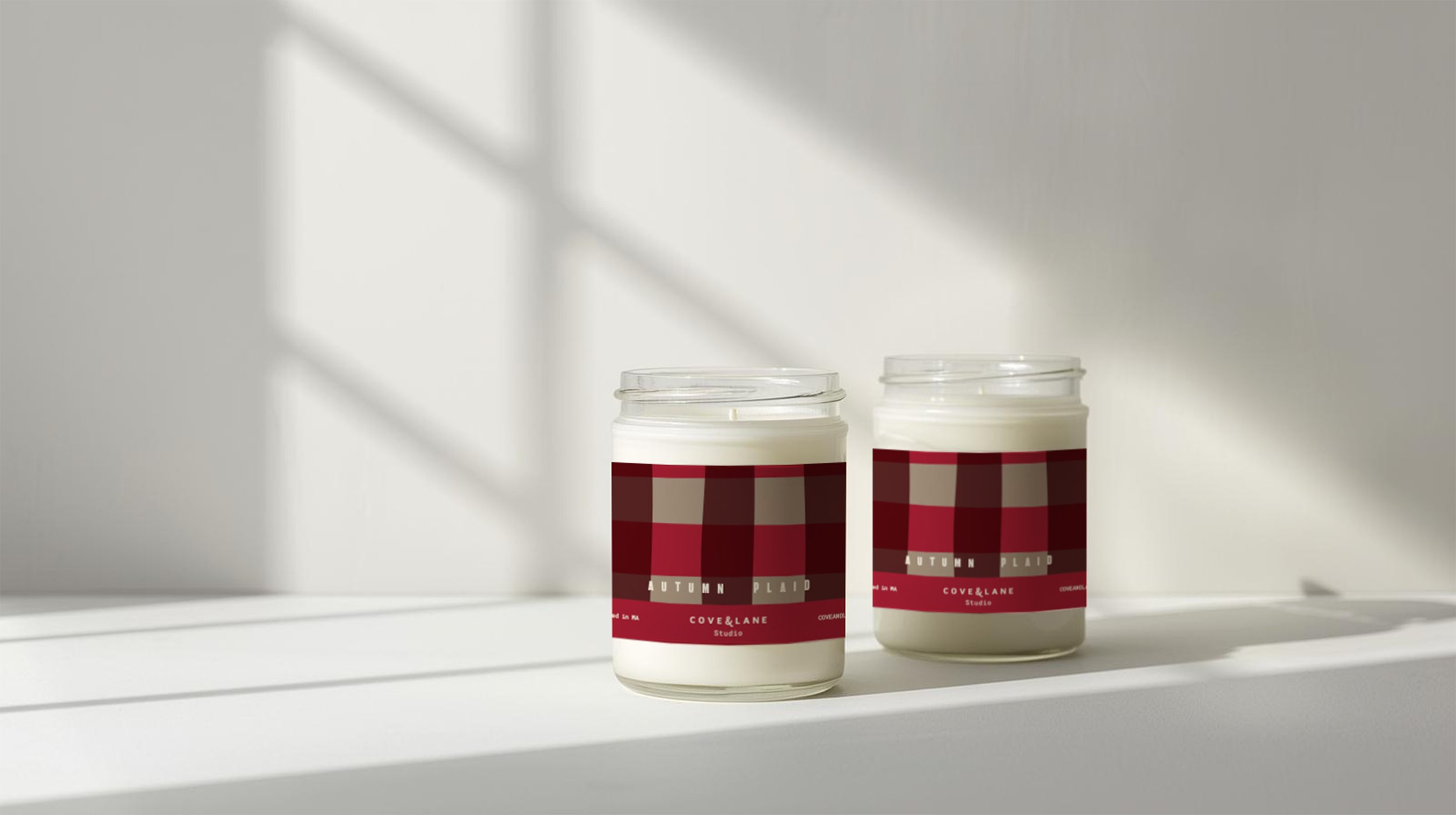 Plaid Collection: Autumn Candle - 8oz.