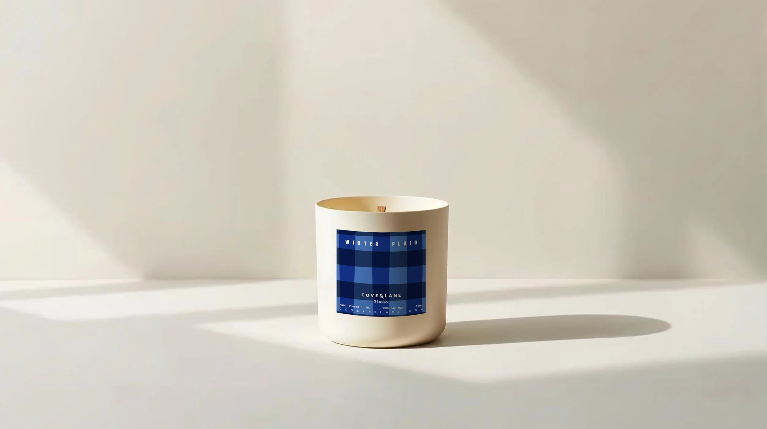 Plaid Collection: Winter Candle - 12oz.