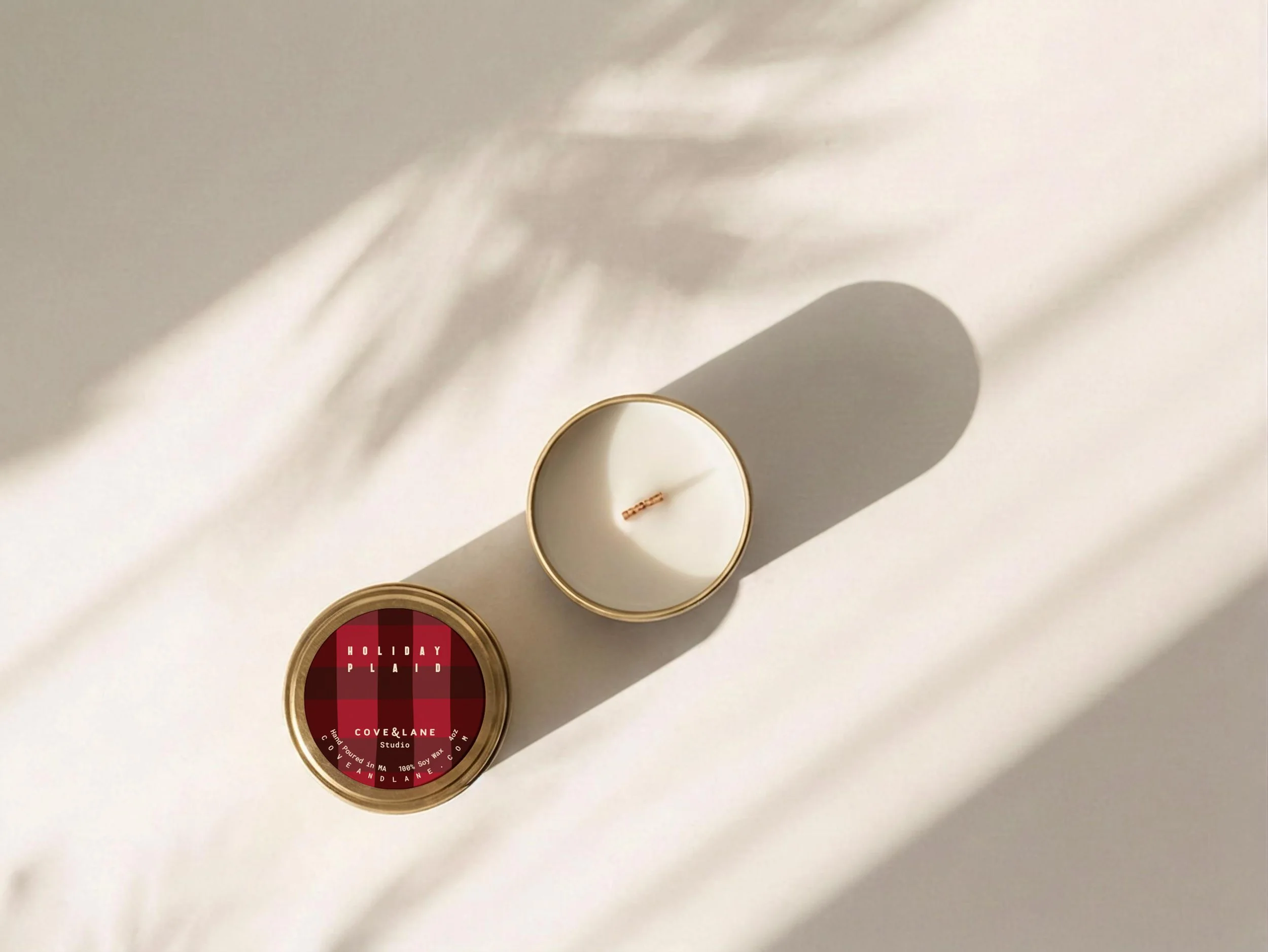 Plaid Collection: Holiday Candle - 4oz.