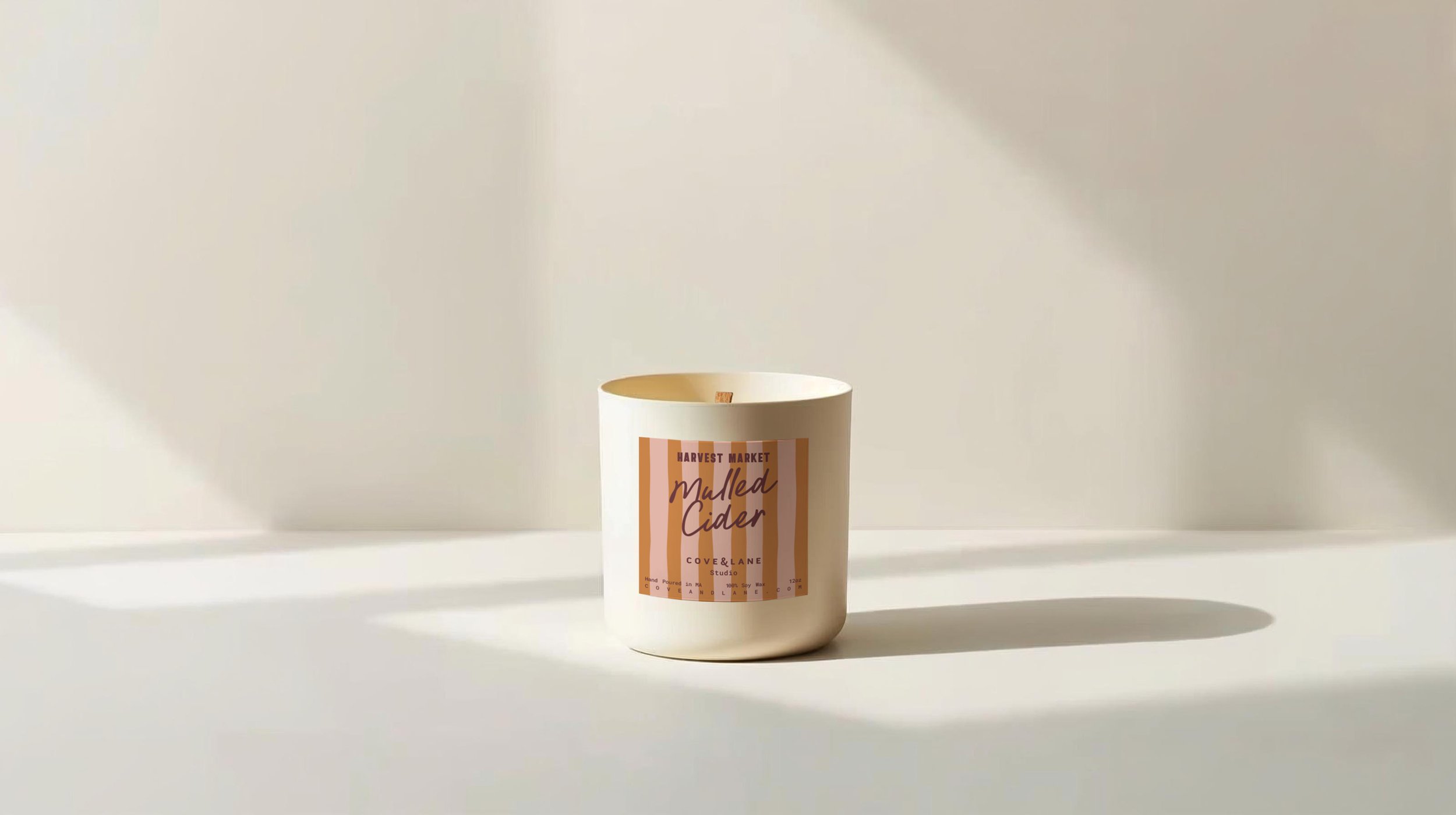 Harvest Market Collection: Mulled Cider Candle - 12oz.