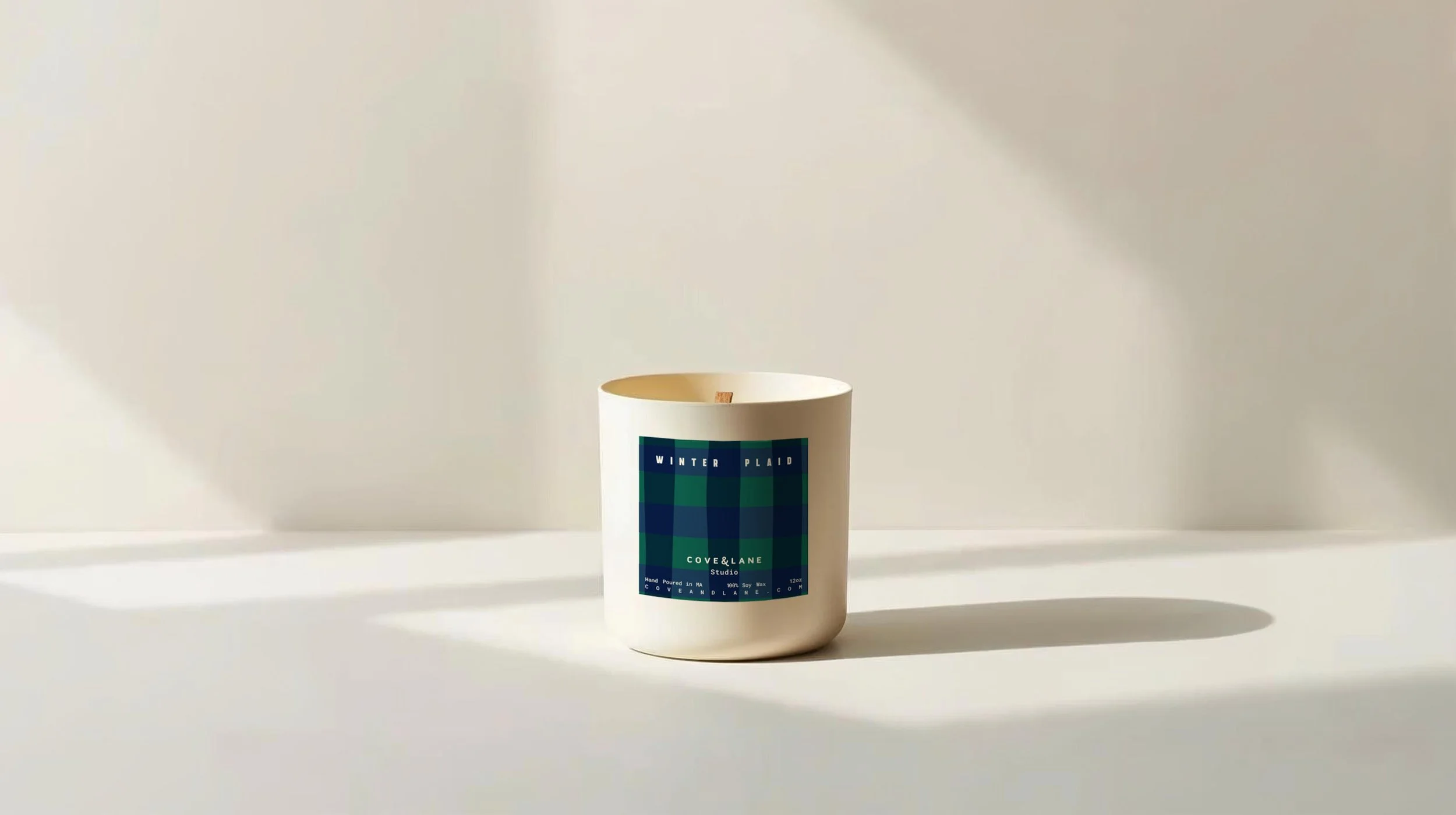 Plaid Collection: Winter Candle - 12oz.