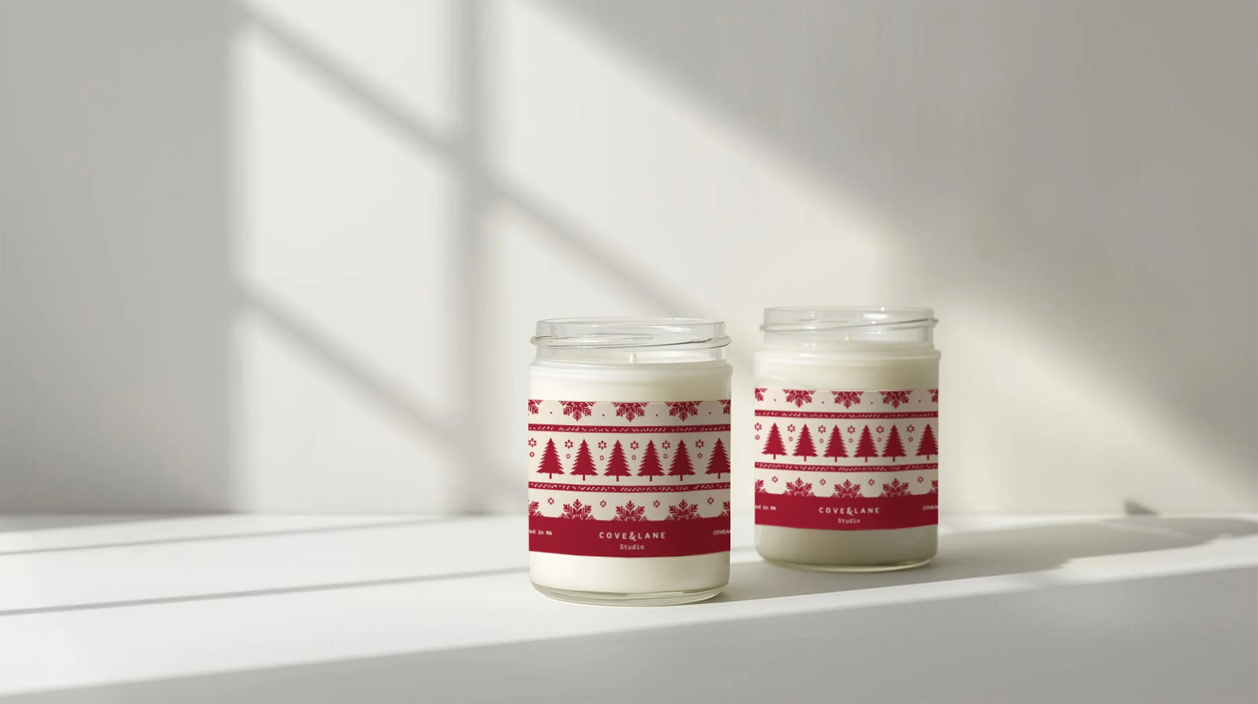 Nordic Holiday Collection: Trees Candle - 8oz.