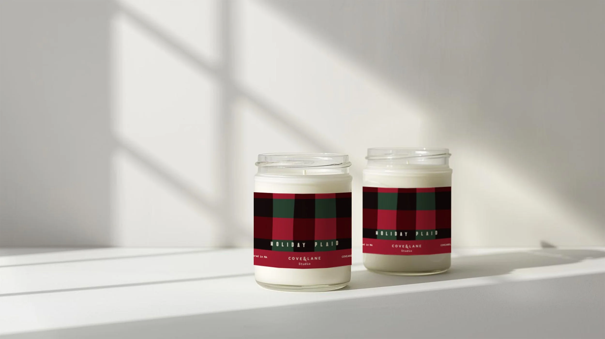 Plaid Collection: Holiday Candle - 8oz.