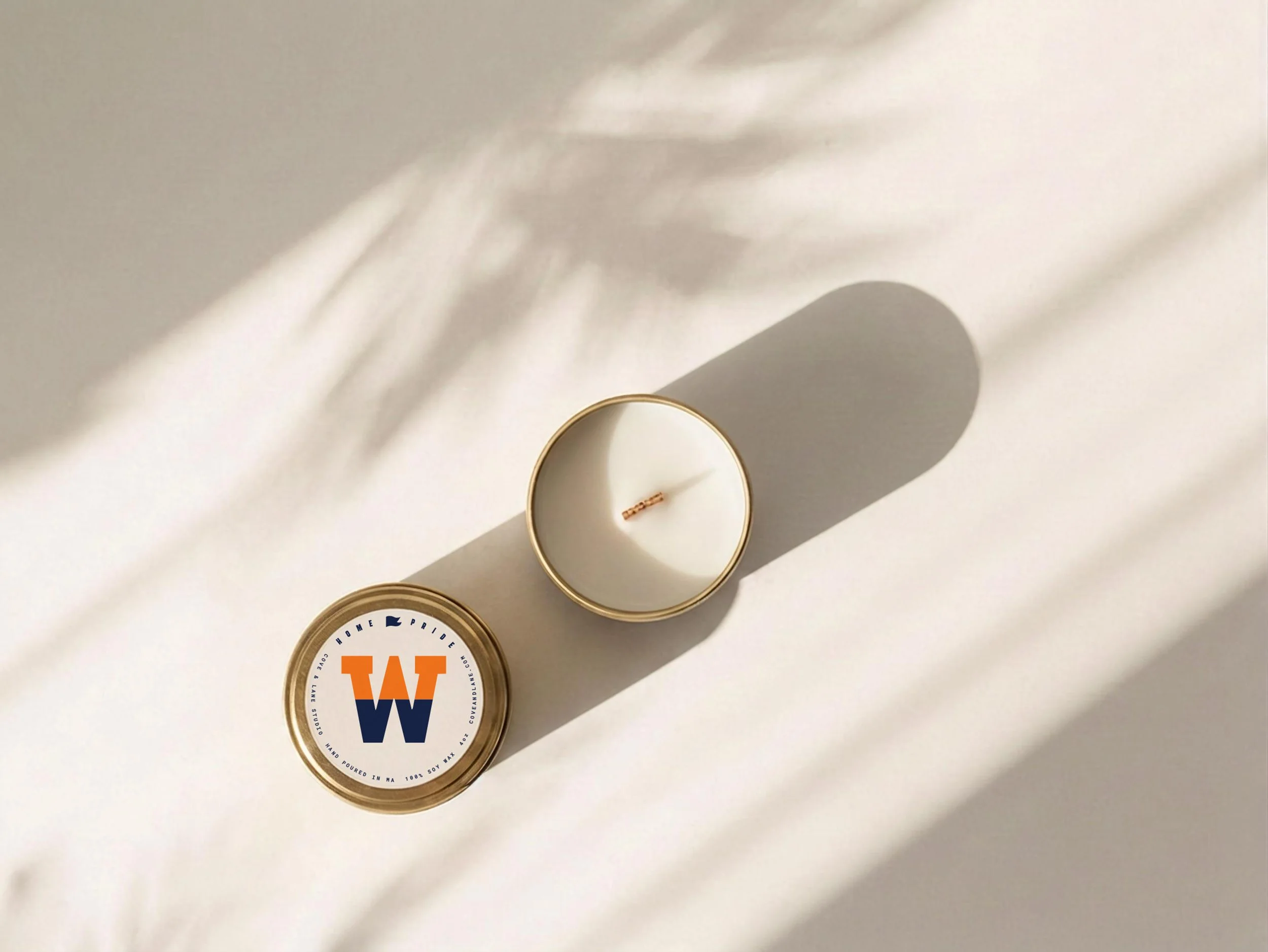 Home Pride Custom Collection: Initial Color Block - 4oz.