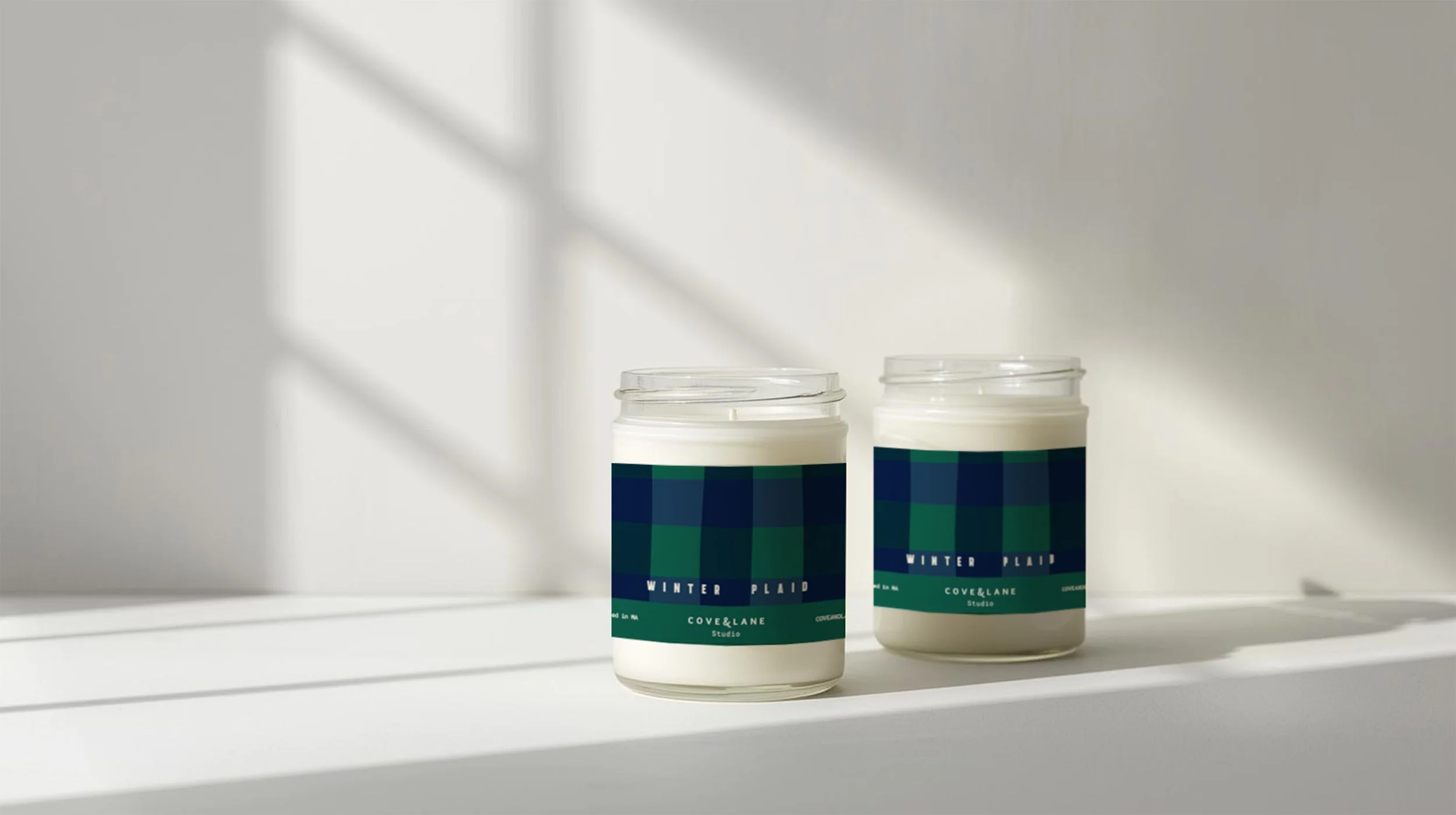 Plaid Collection: Winter Candle - 8oz.