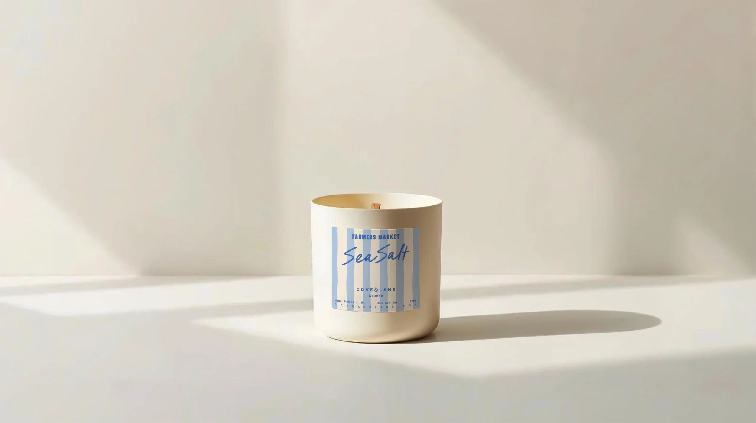 Farmers Market: Sea Salt Candle - 12oz.
