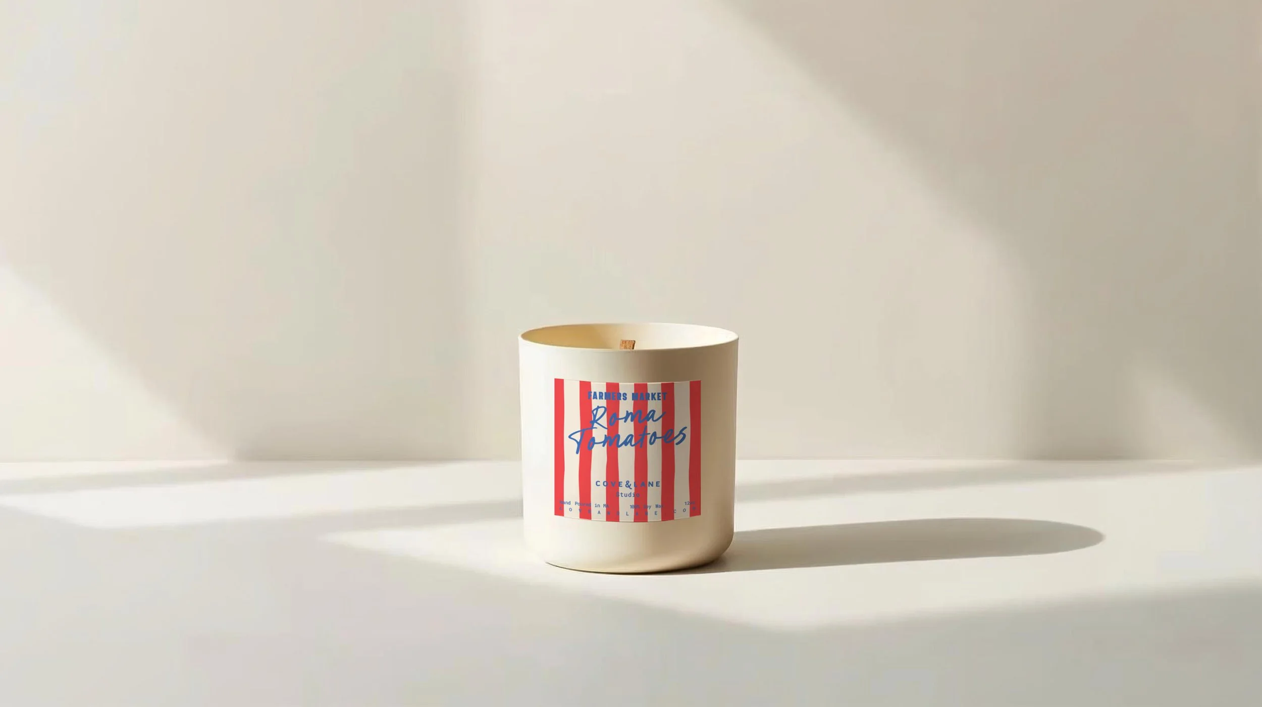 Farmers Market: Roma Tomatoes Candle - 12oz.